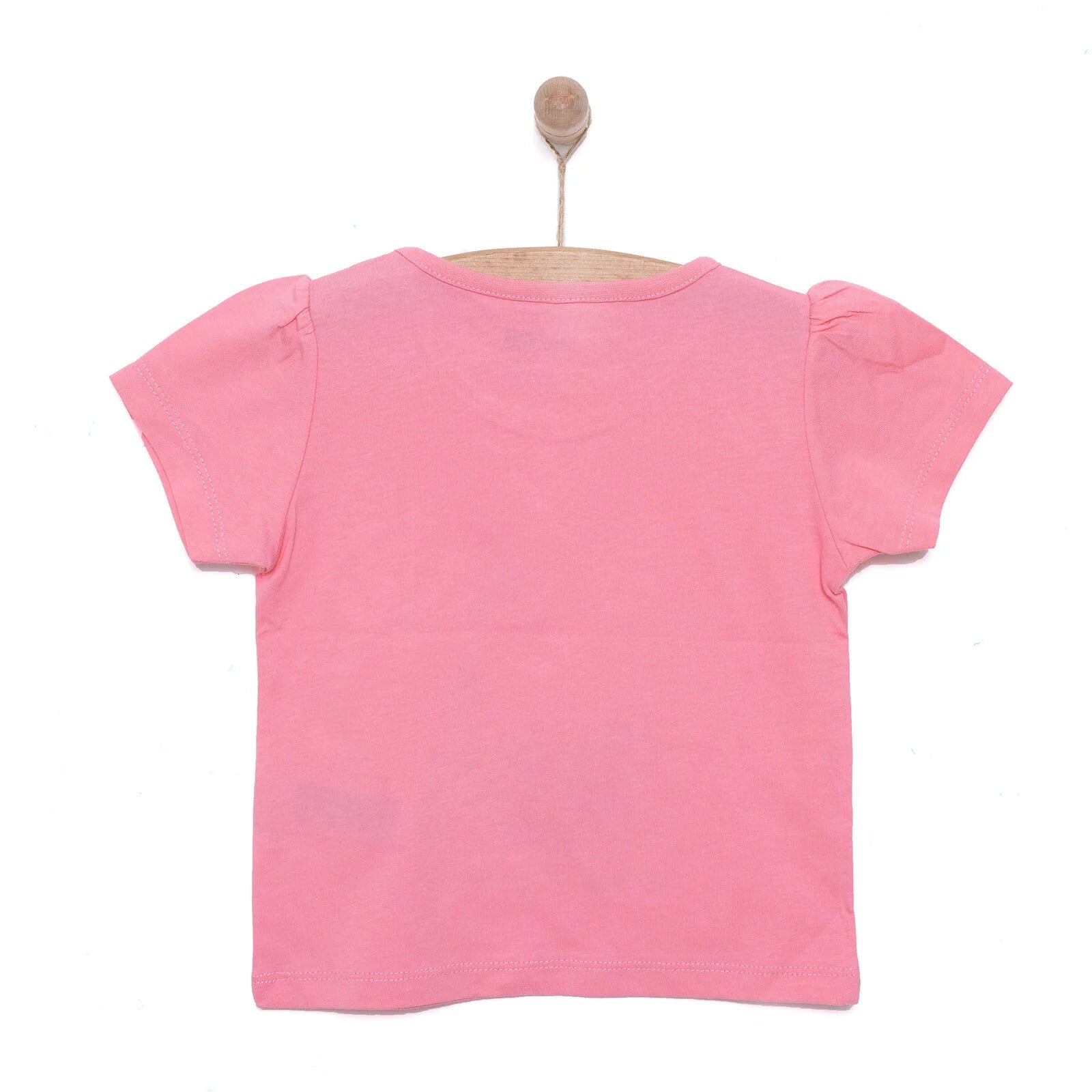 HelloBaby Basic Girl Swans Printed T-shirt - Dark Pink - ebebek - Black Friday