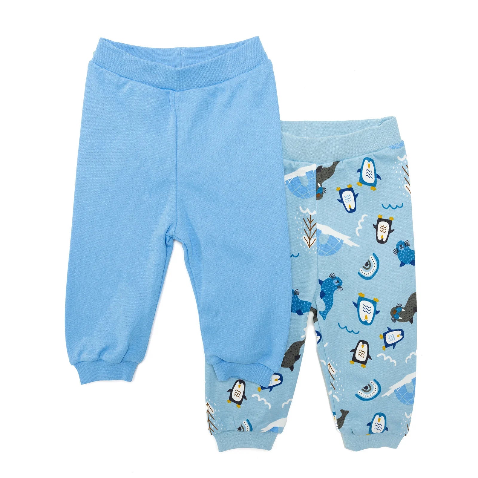 HelloBaby Bab Boy 2 Pcs Leggings - Light Blue - ebebek - Black Friday