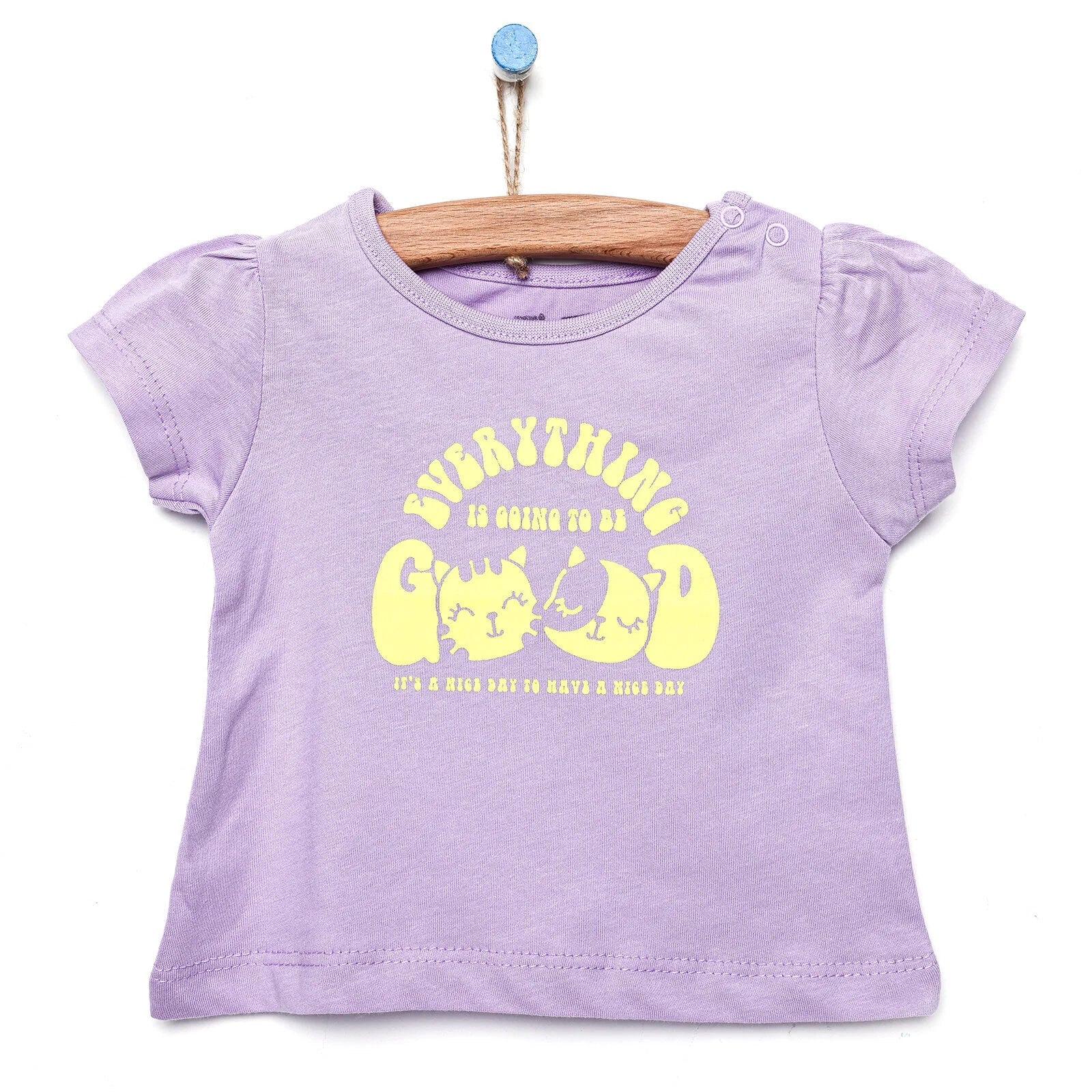 HelloBaby Basic Baby Girl Tshirt - Purple - ebebek - Black Friday