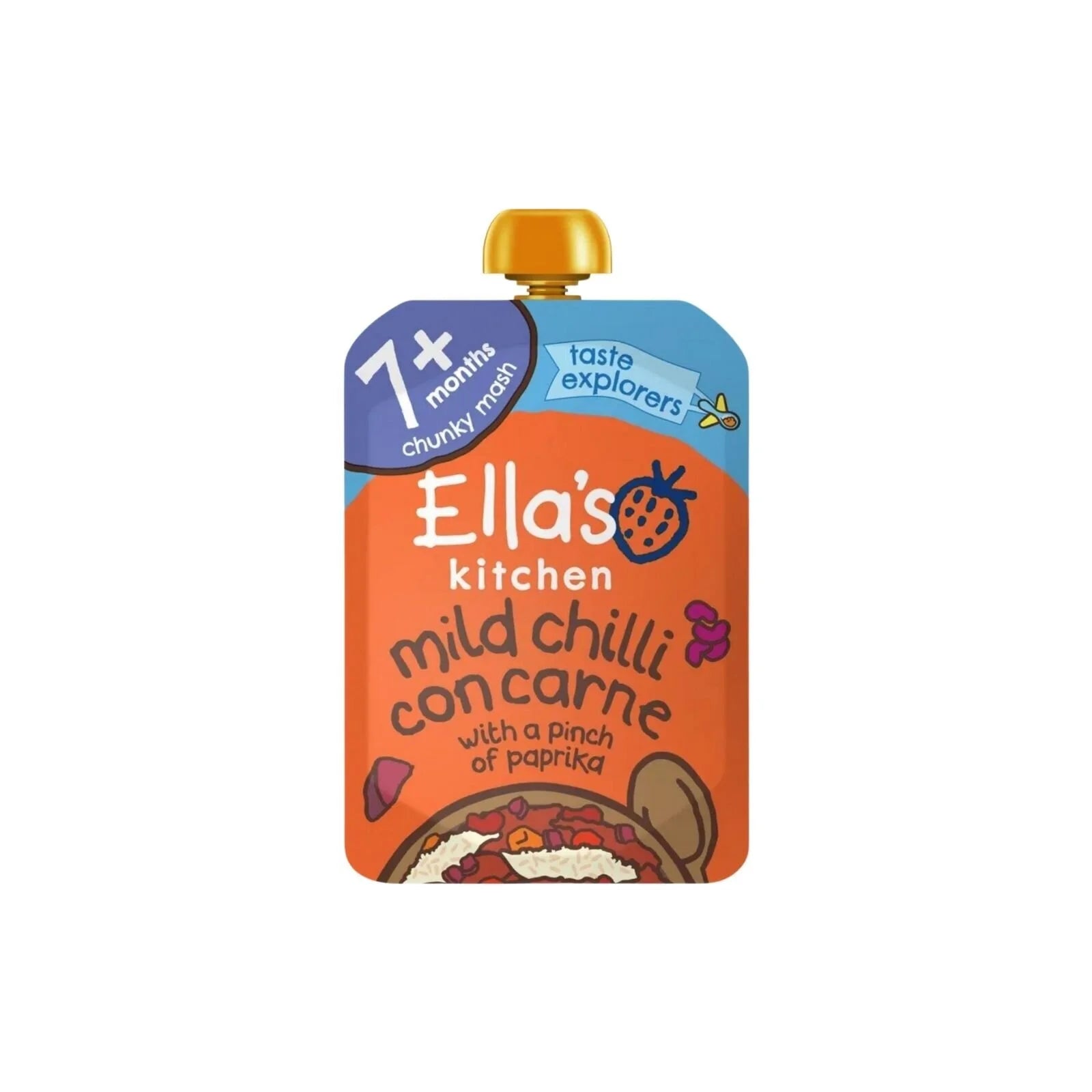 Ella's Kitchen Organic Chilli Con Carne Baby Food Pouch 7+ months 130g - ebebek - Black Friday