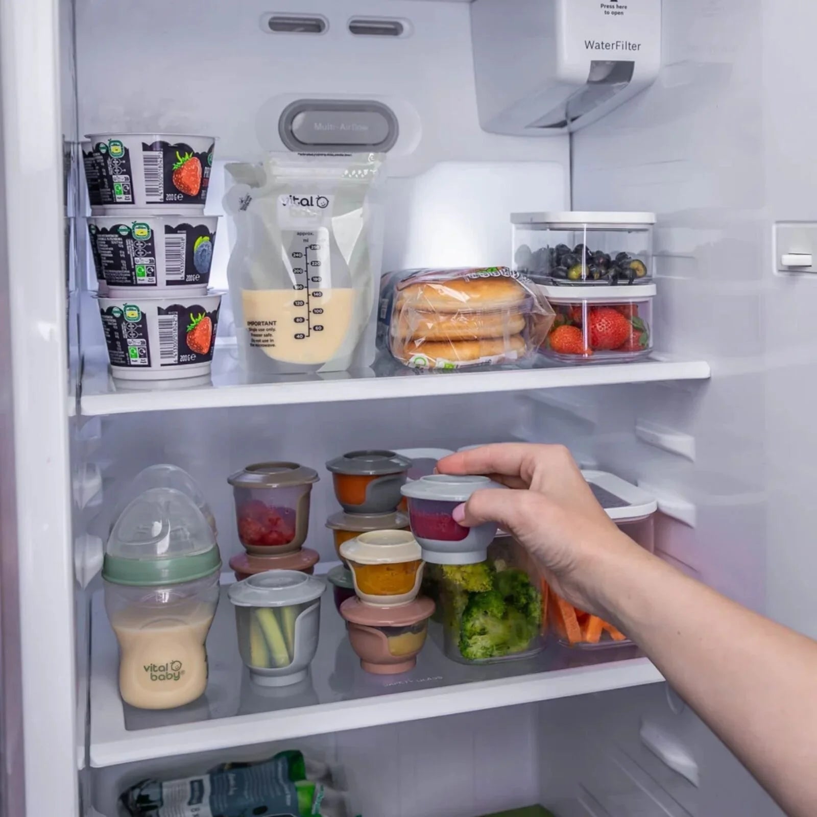 Vital Baby Nourish Store & Wean Pots 120ml Pack of 4 - ebebek - Black Friday