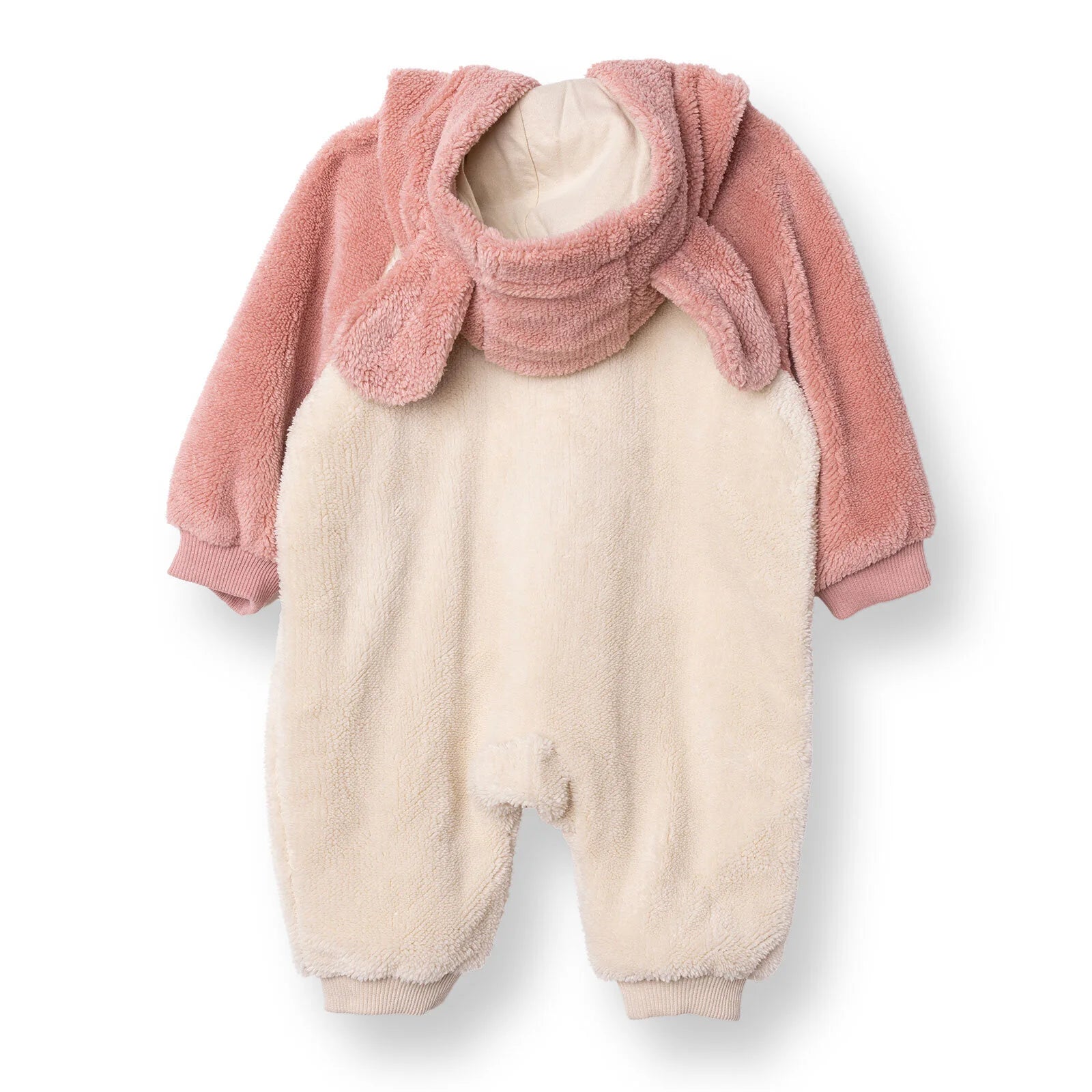 Midimod Newborn Welsoft Footless Jumpsuit - Ecru - ebebek - Black Friday