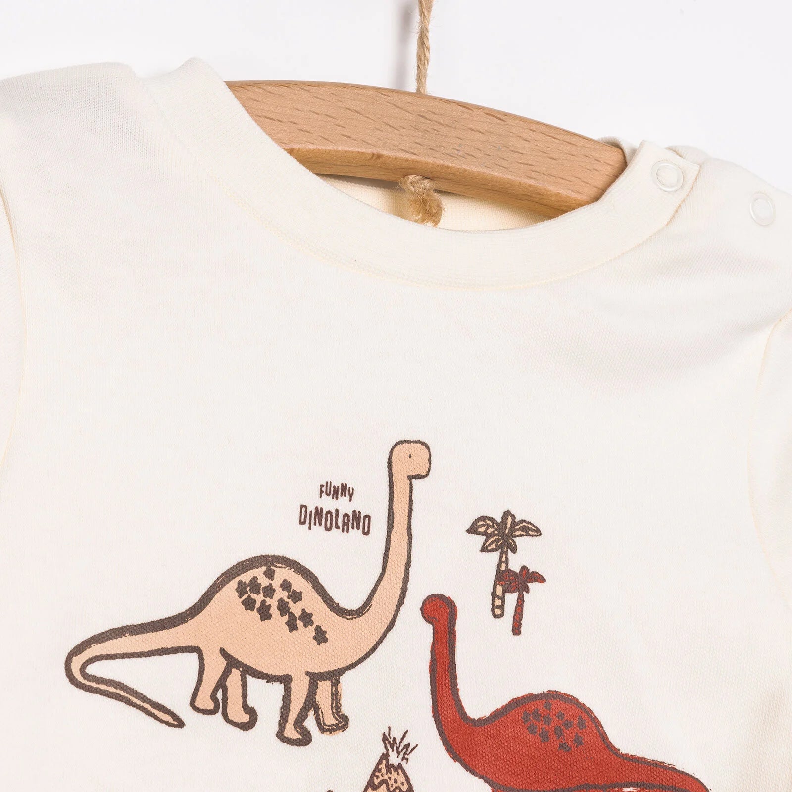 HelloBaby Boy Long Sleeve Pyjamas Set - Ecru - ebebek - Black Friday