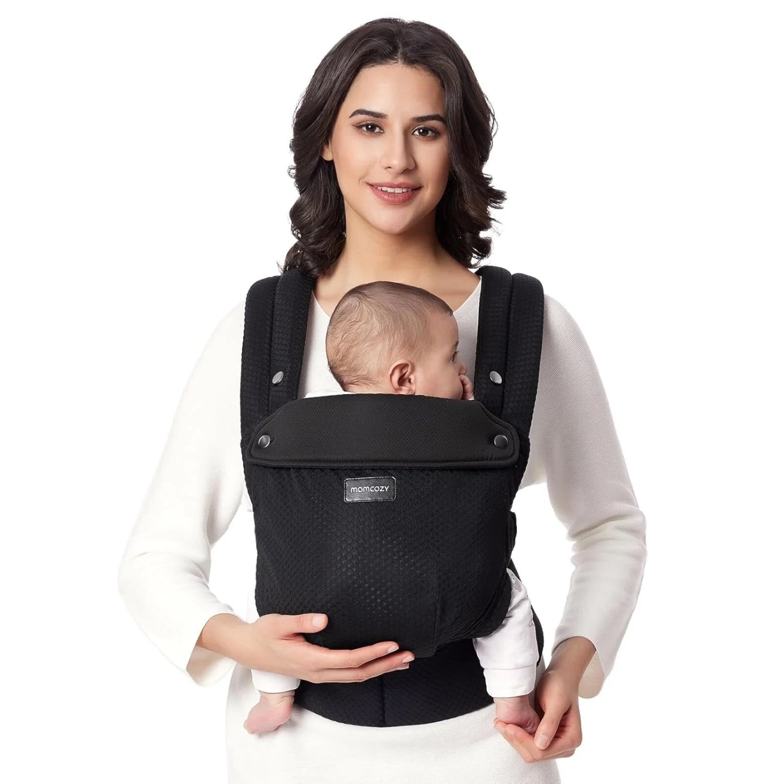 Momcozy Baby Carrier Newborn to Toddler Air Mesh - Black - ebebek - Black Friday