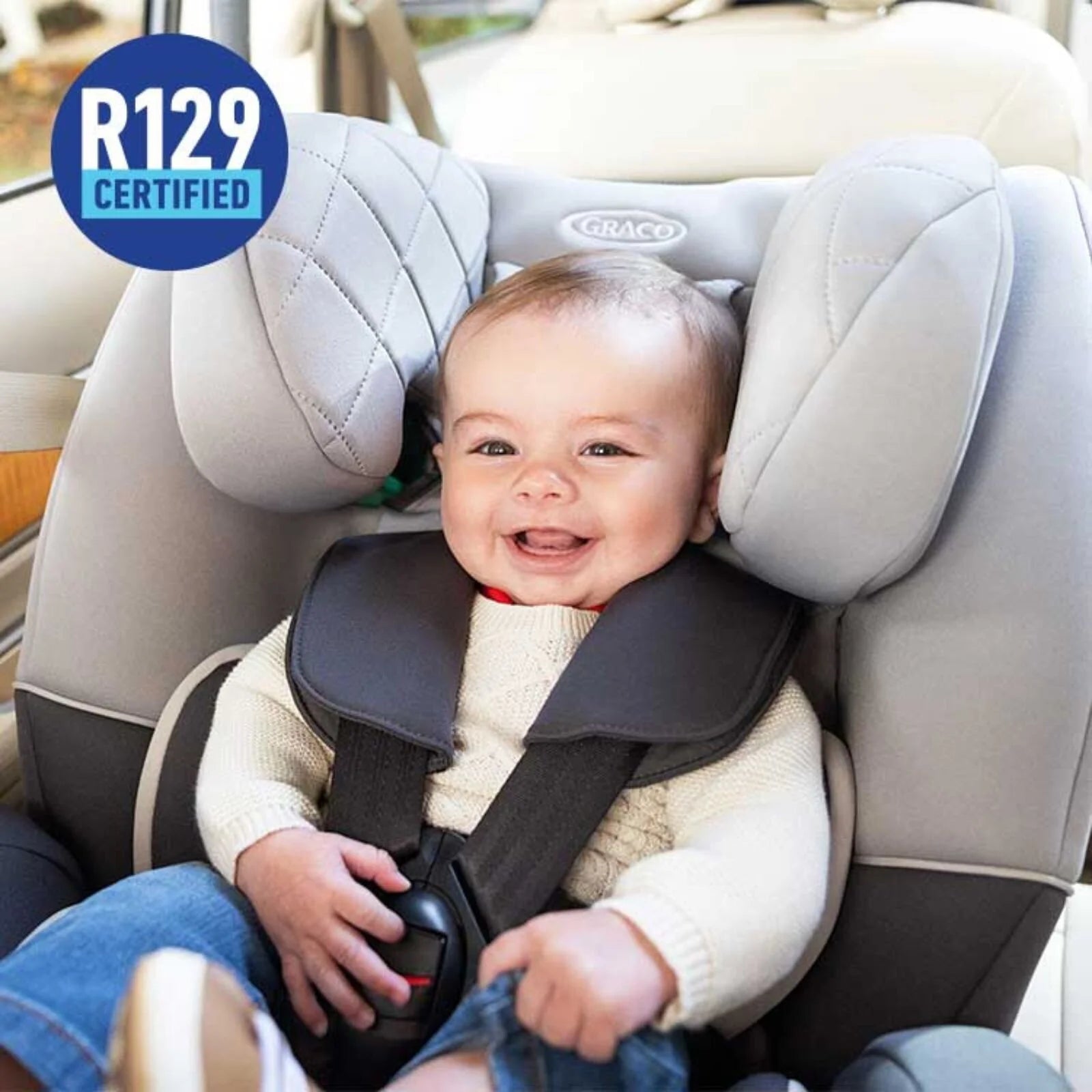 Graco SlimFit R129 i - Size Car Seat - Iron - ebebek - Black Friday