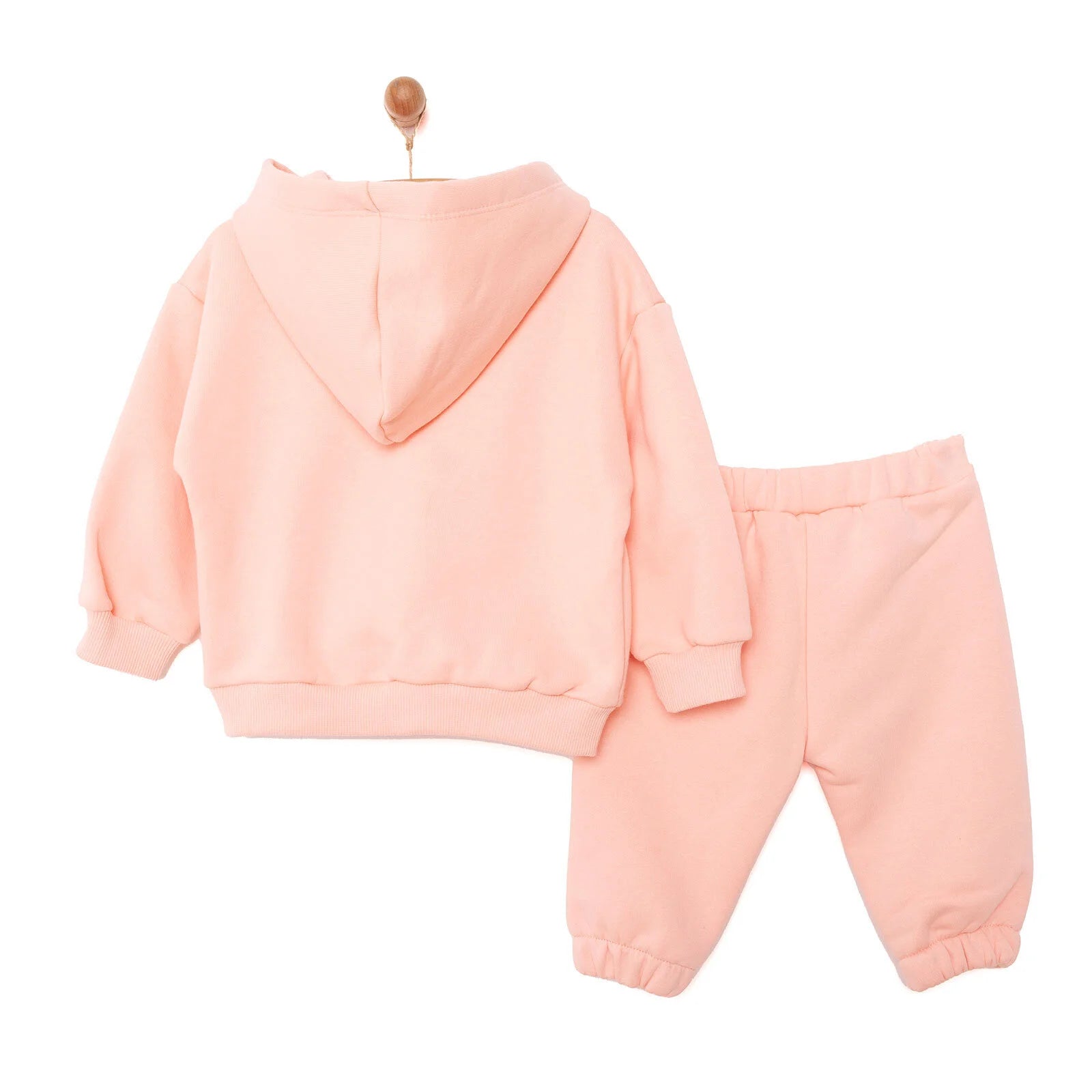 Tuffy Teddy Line Girl Jogging Set - Pink - ebebek - Black Friday