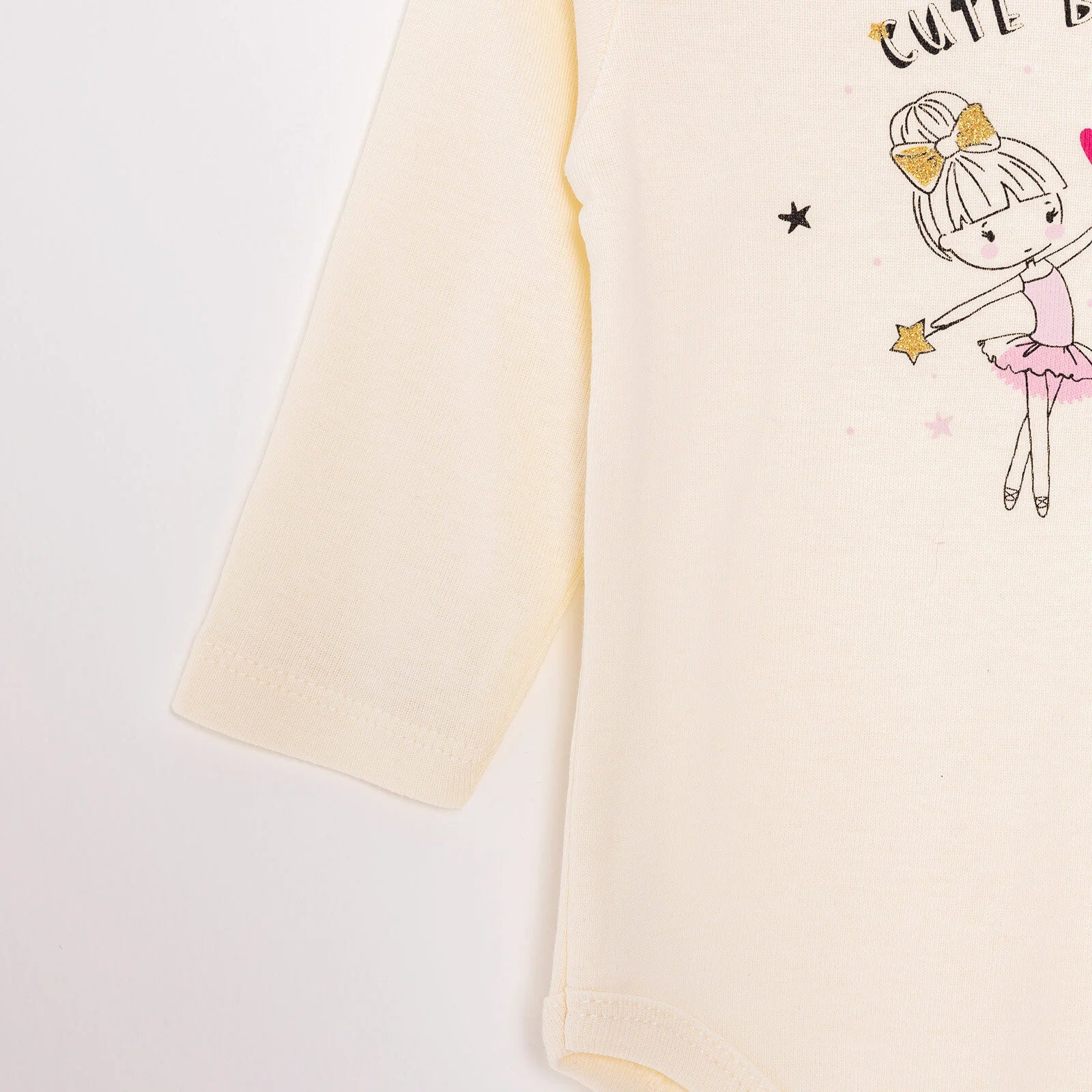 HelloBaby Baby Girl Long Sleeve Body - Ecru - ebebek - Black Friday