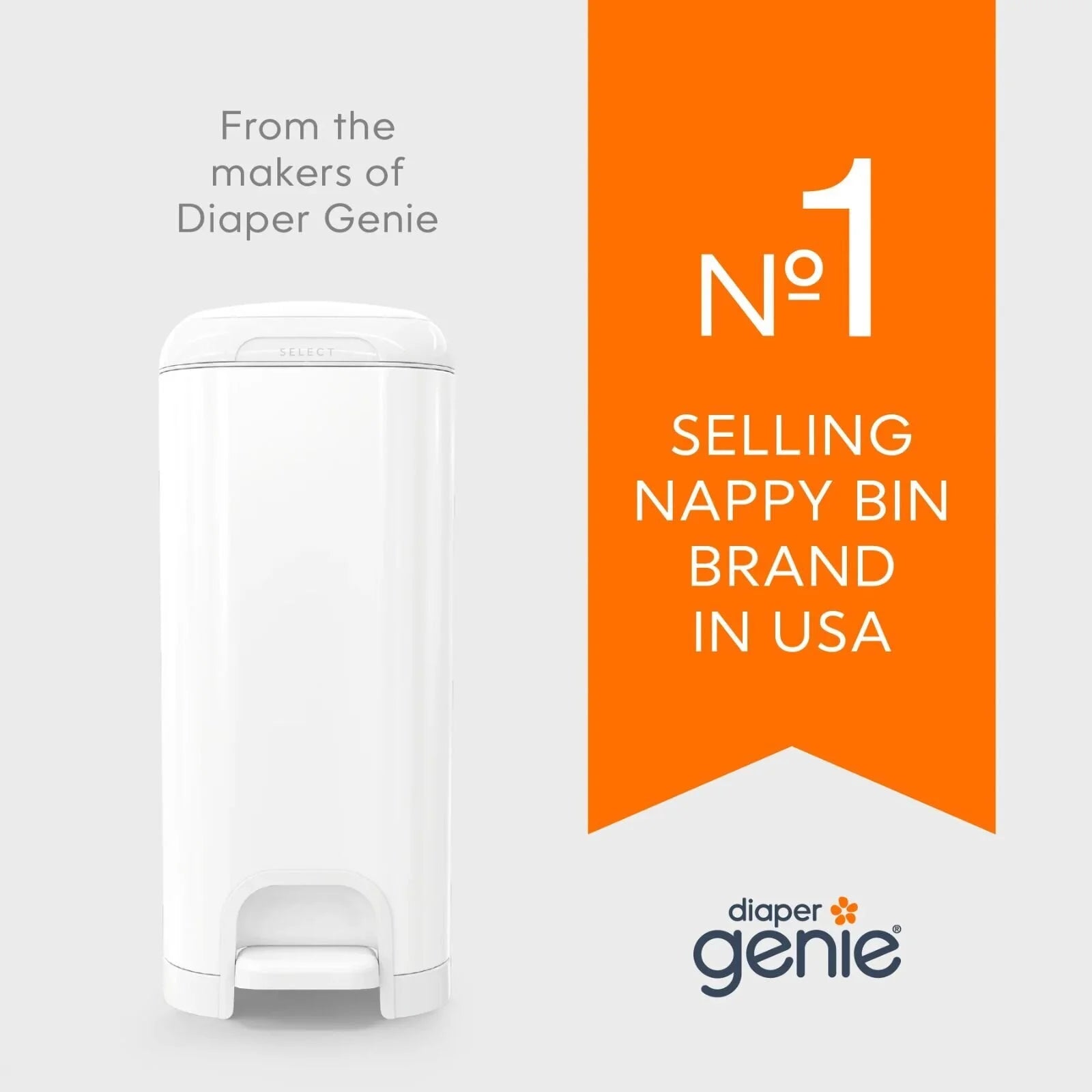 Angelcare Classic XL Nappy Bin with 1 Refill - ebebek - Black Friday