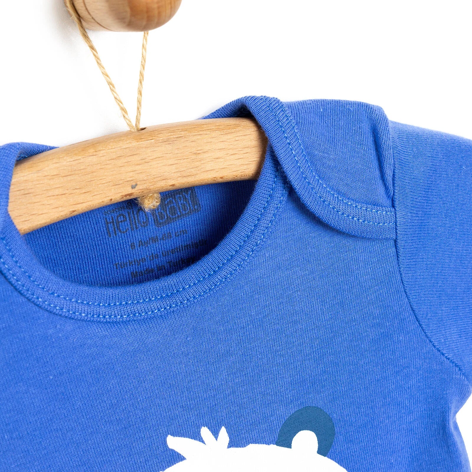 HelloBaby Short Sleeve Bodysuit - Dark Blue - ebebek - Black Friday