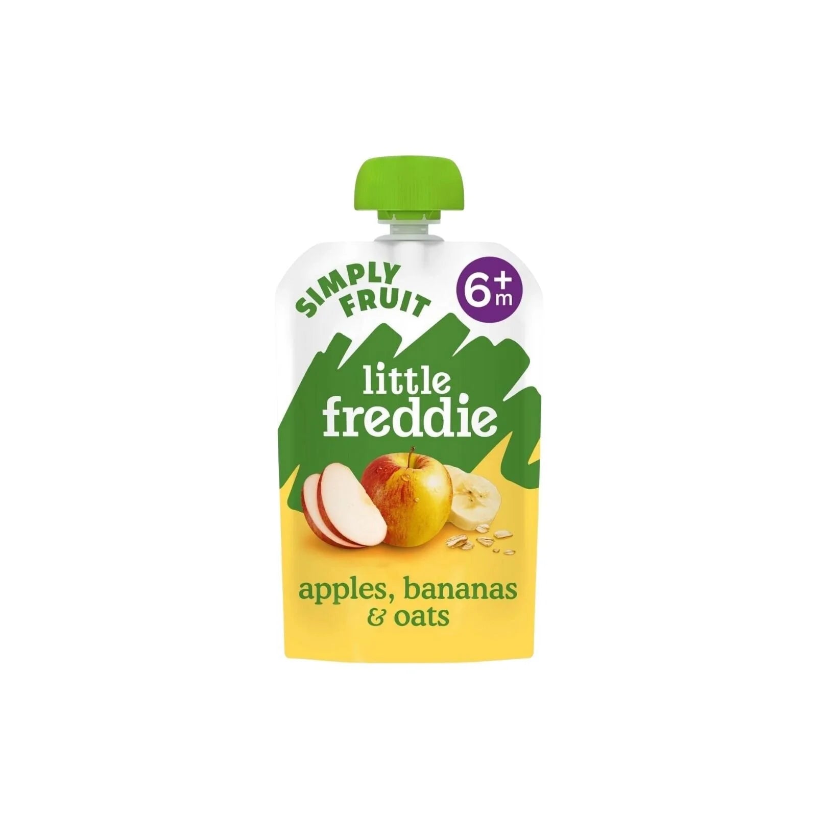 Little Freddie Organic Apples Bananas & Oats Baby Food Pouch 6+ months 100g - ebebek - Black Friday