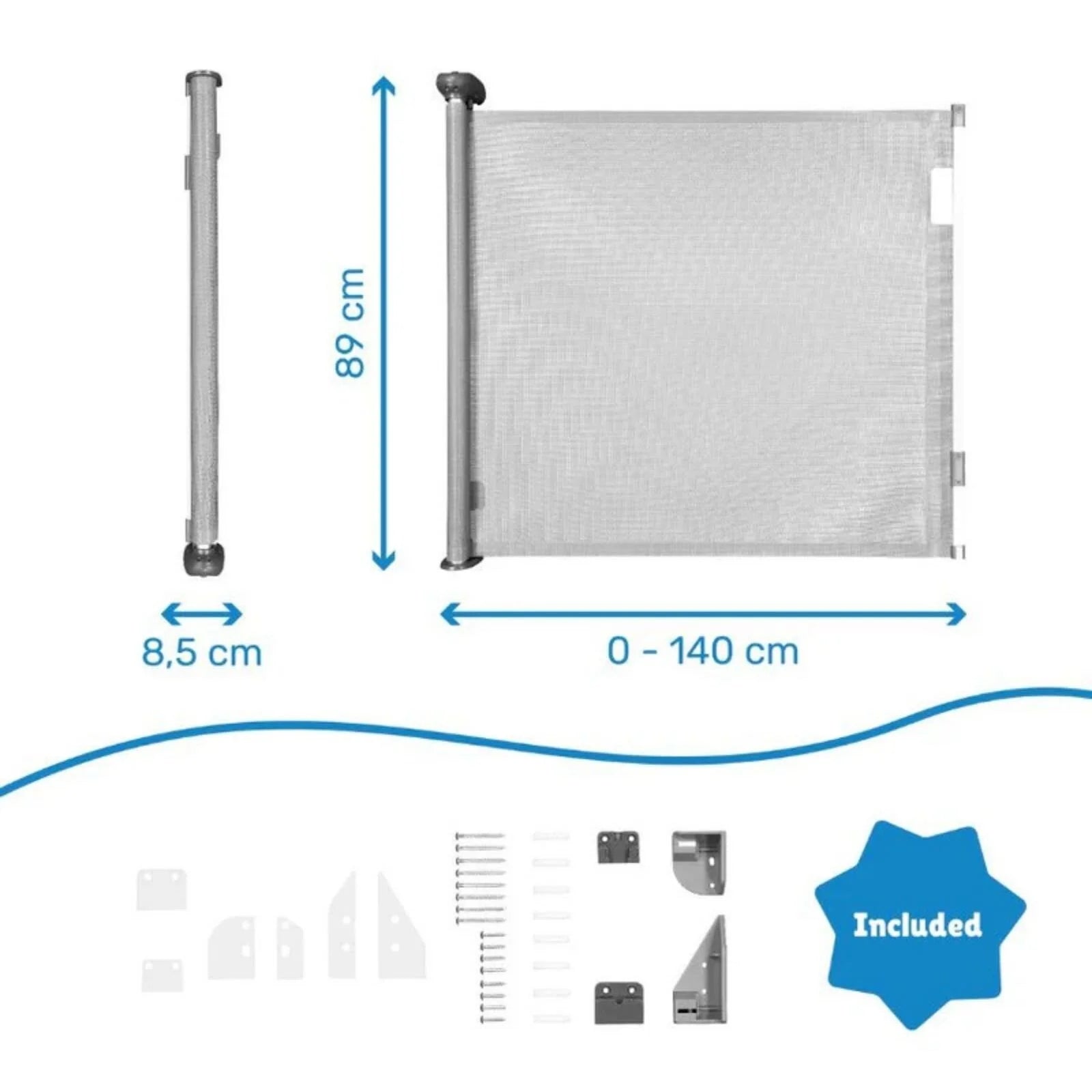 Badabulle Retractable Safety Gate - Badabulle - ebebek