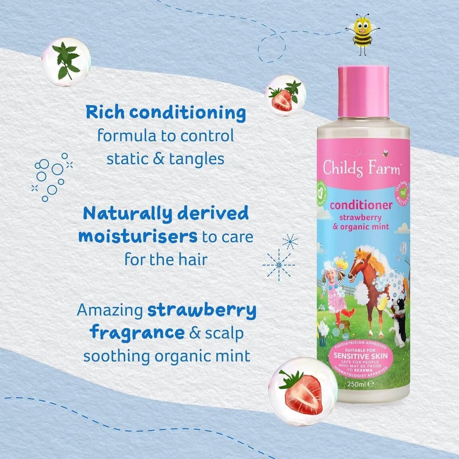 Childs Farm Conditioner Strawberry & Organic Mint 250ml - ebebek - Black Friday