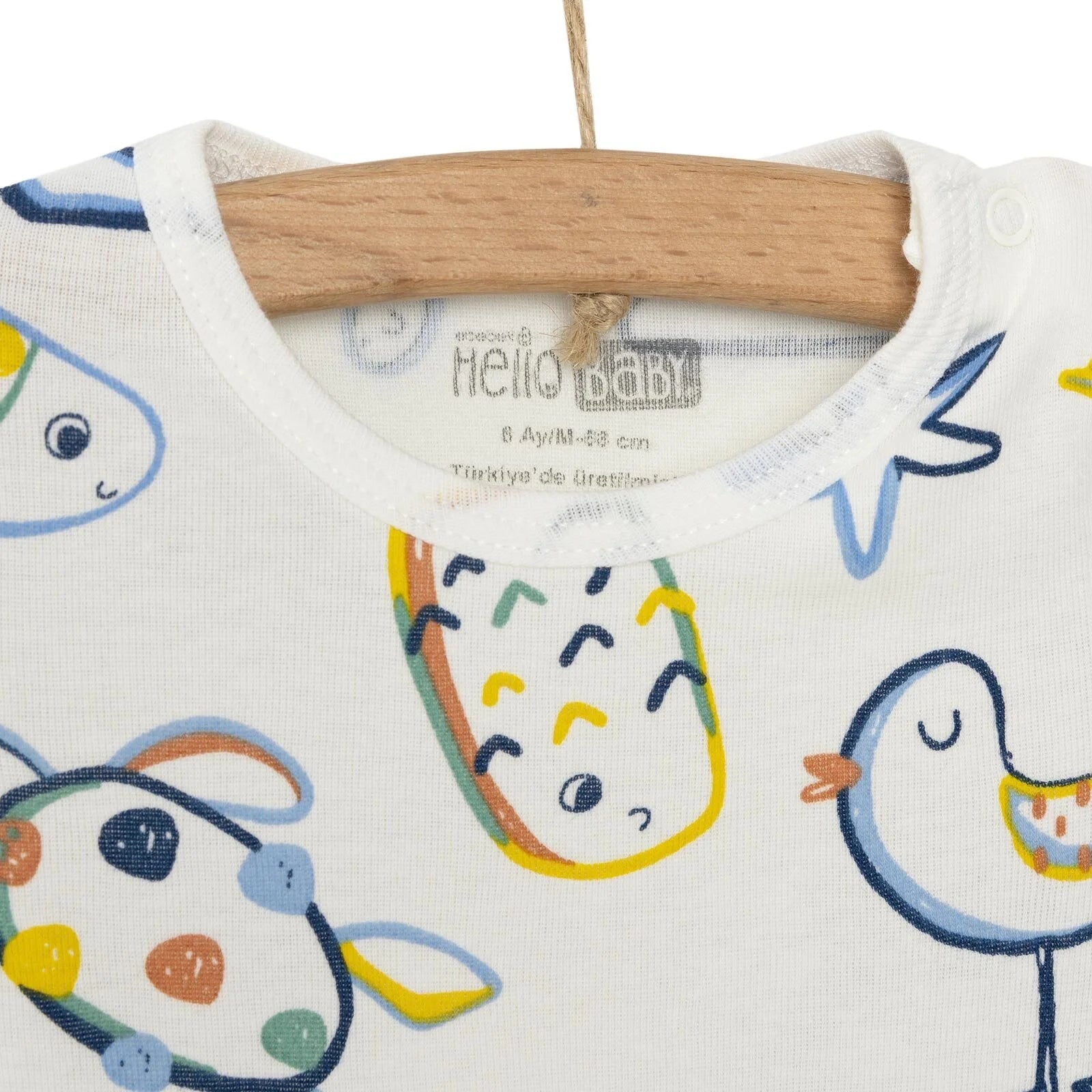 HelloBaby Baby Boy Short Sleeve Body 2 pcs - Navy Blue - ebebek - Black Friday