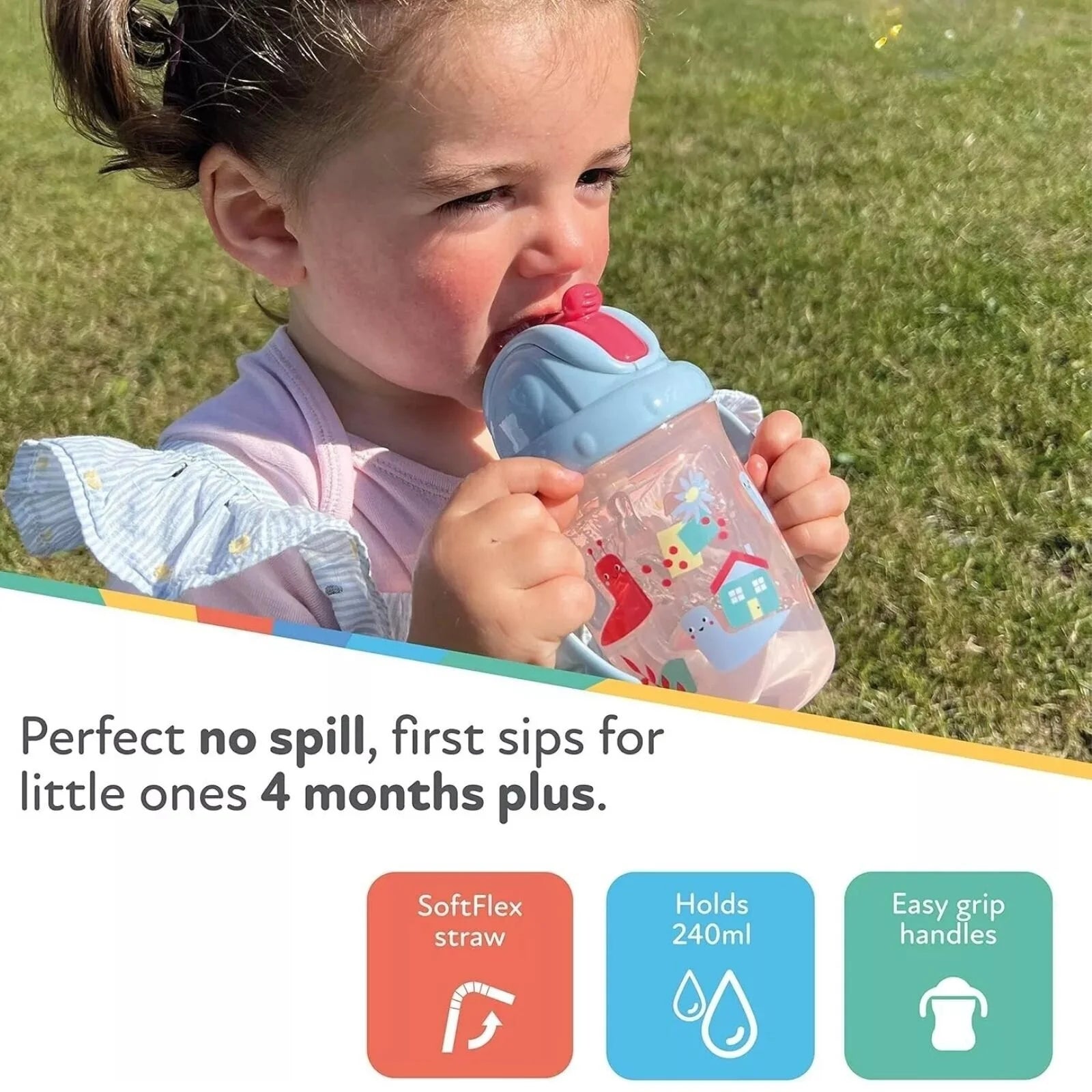 Nuby Flip N' Sip Sippy Cup 240ml Pack of 1 - ebebek - Black Friday