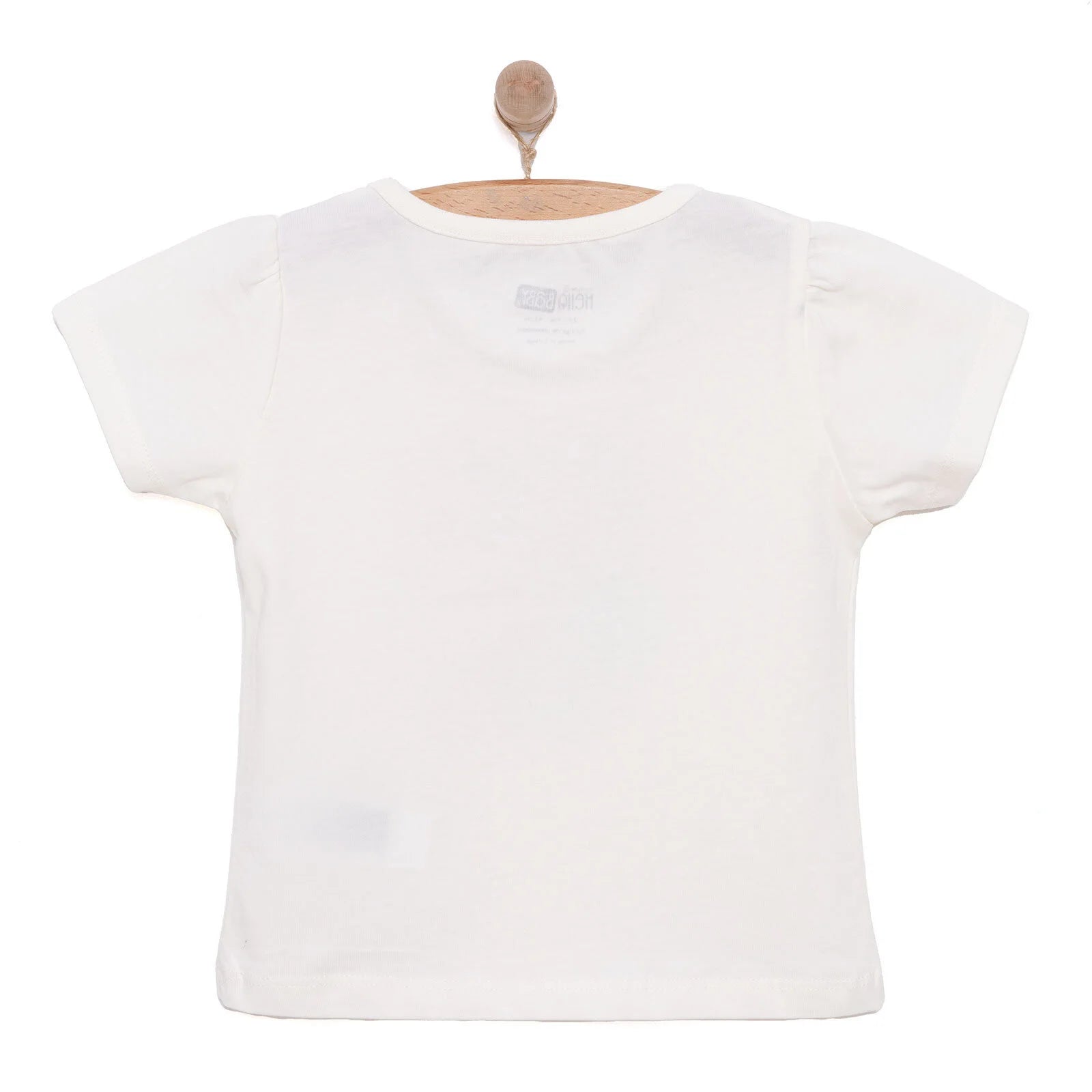 HelloBaby Basic Girl Flower Printed Tshirt - Ecru - ebebek - Black Friday