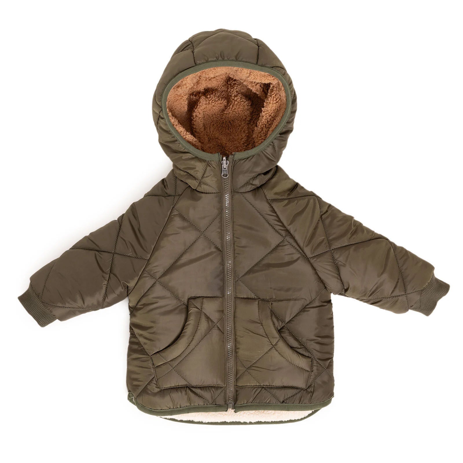 Midimod Basic Unisex Double - Sided Coat - Green - ebebek - Black Friday