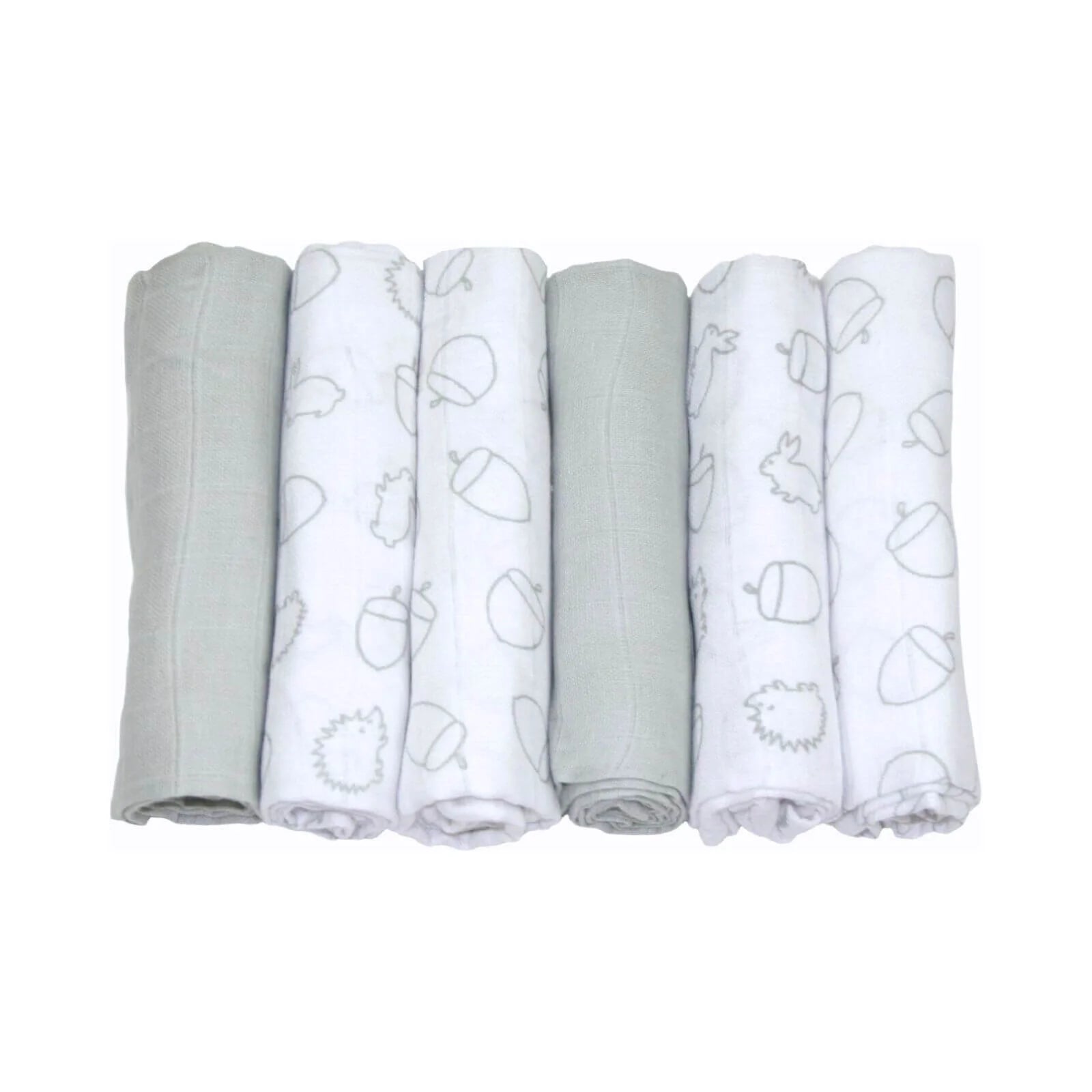 MuslinZ Muslin Squares 70x70cm 6 pcs - Woodland - ebebek - Black Friday