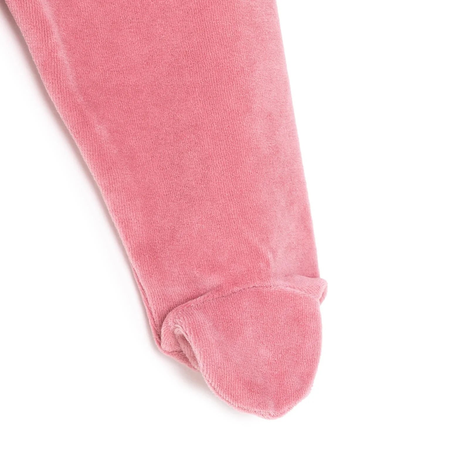 HelloBaby Girl Velvet Footed Bottom - Dark Pink - ebebek - Black Friday