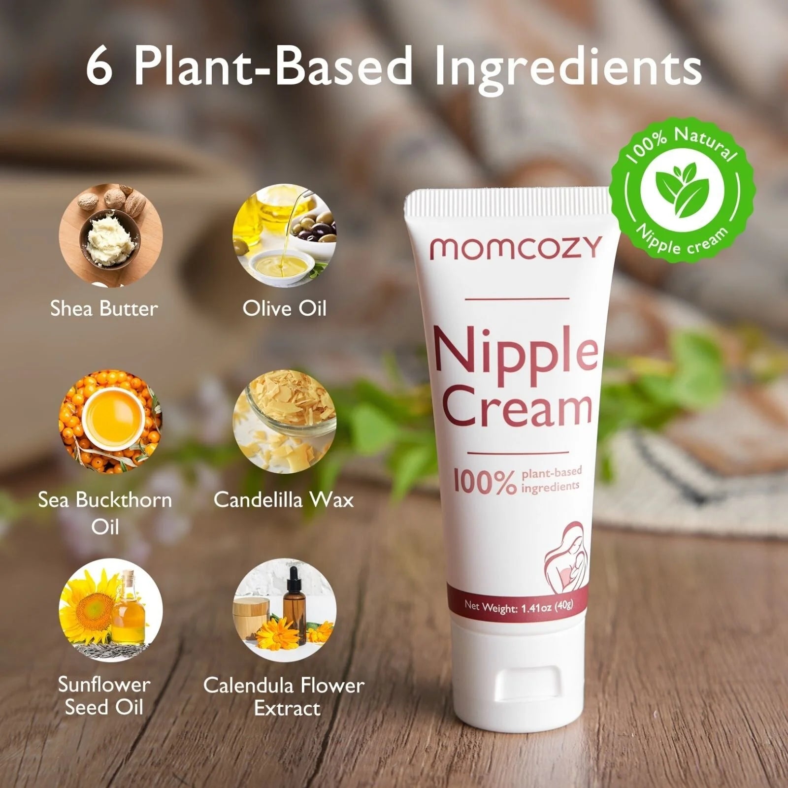 Momcozy 100% Natural Nipple Cream for Breastfeeding 40gr - ebebek - Black Friday