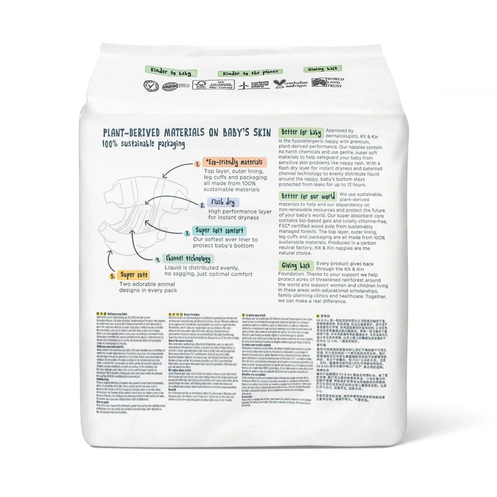 Kit & Kin Nappies Size 5 - 28 nappies - ebebek - Black Friday