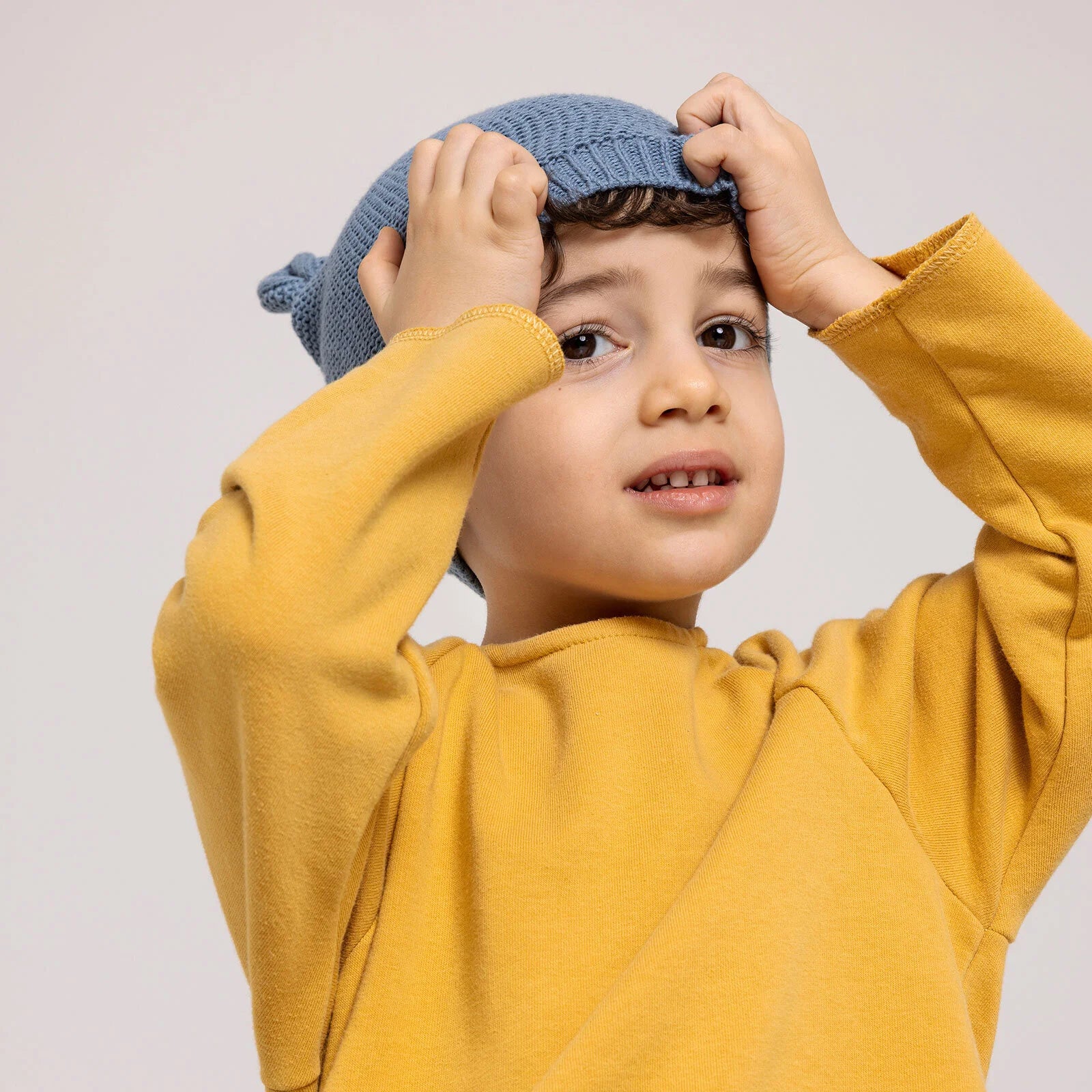 Little Plane Boy Beanie - Light Blue - ebebek - Black Friday