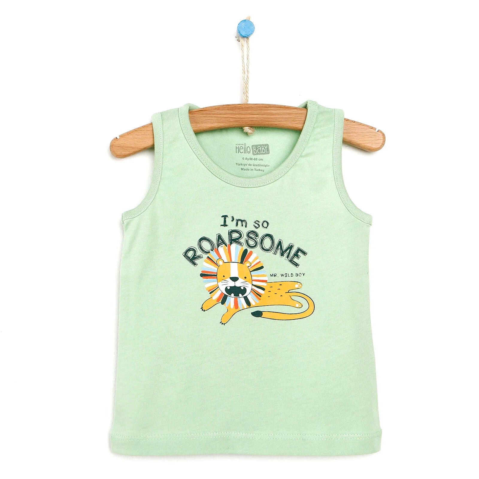 HelloBaby Basic Baby Boy Tank Top - Green - ebebek - Black Friday