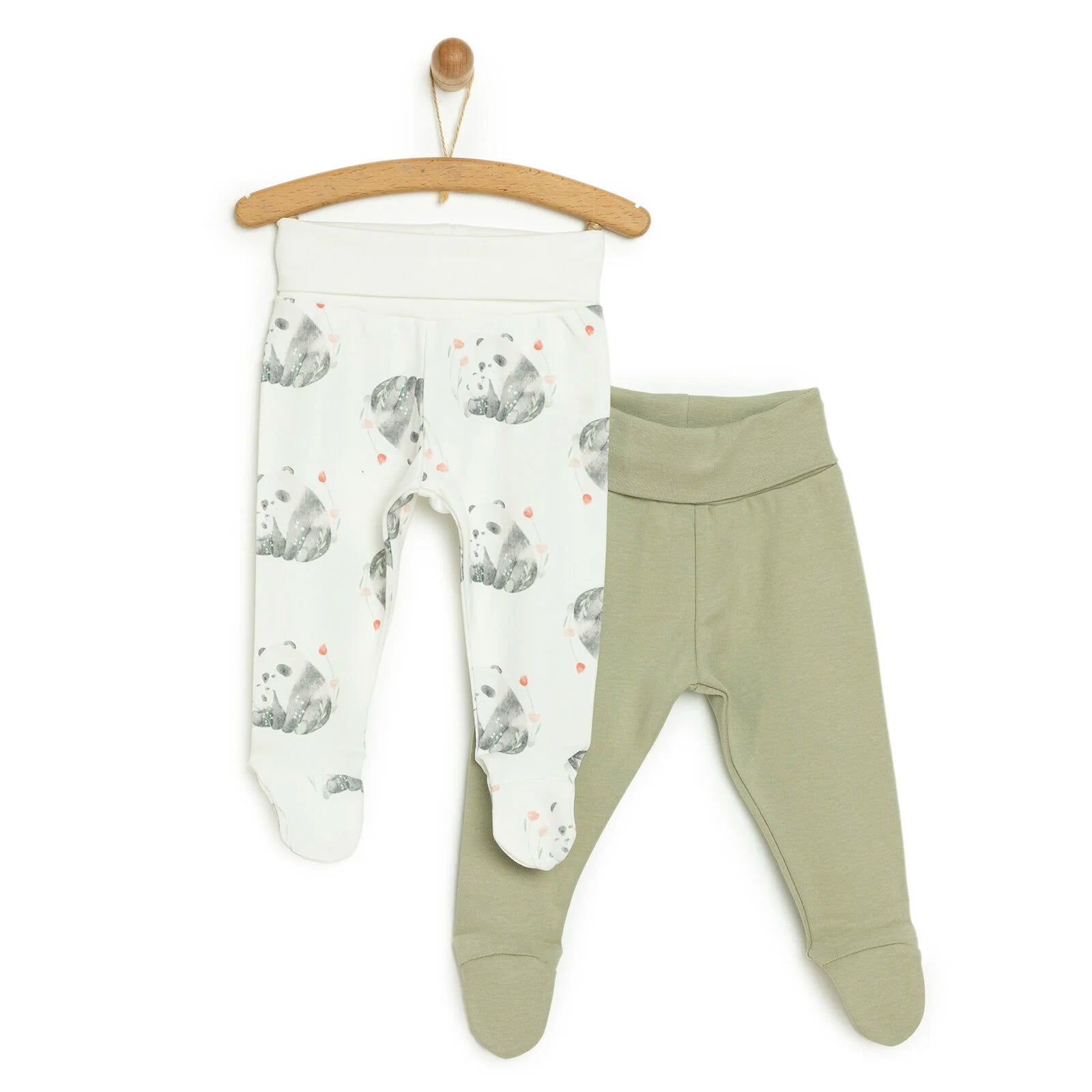 Tiffany 2 Piece Footed Bottom - Green - ebebek - Black Friday