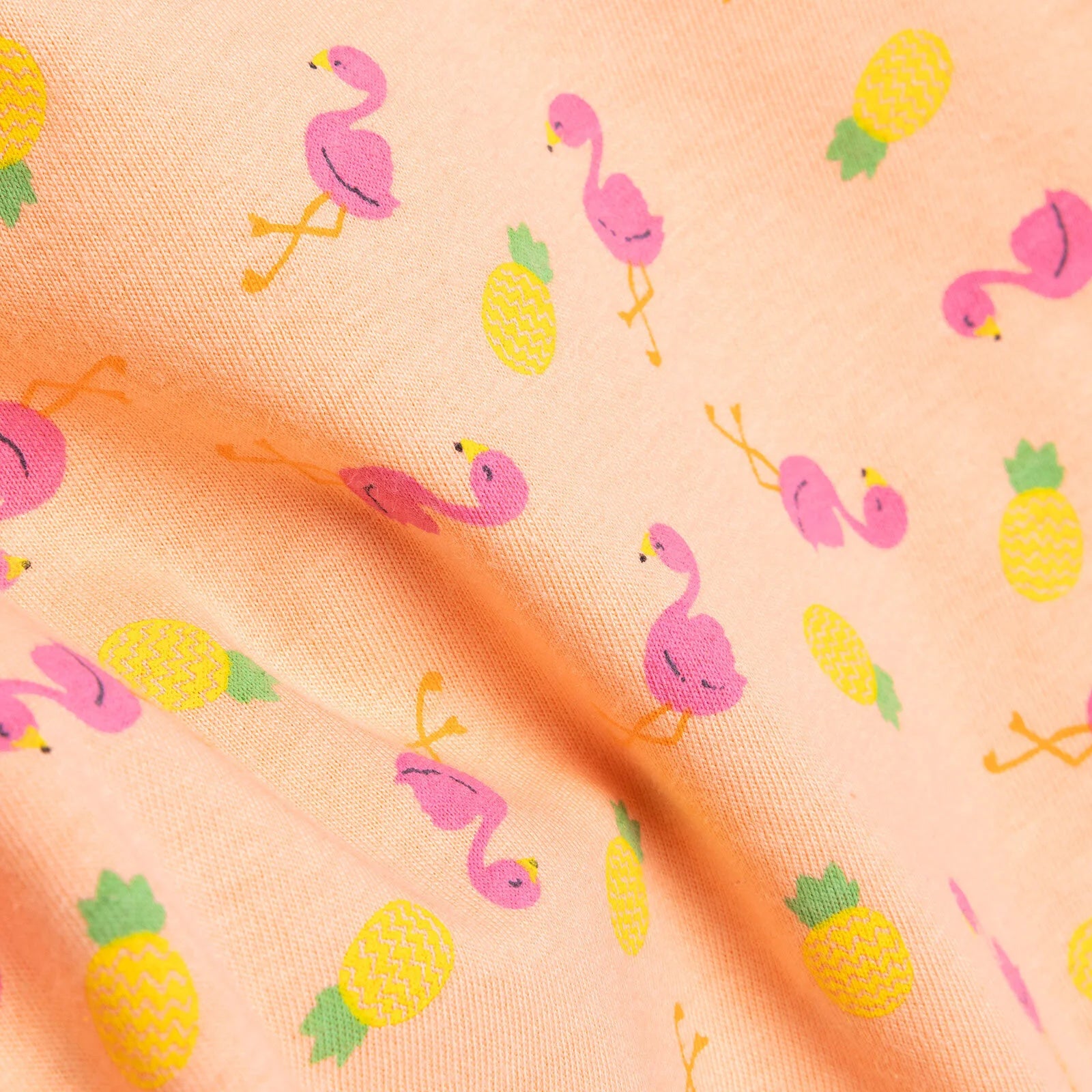 HelloBaby Baby Girl Short Sleeve Pyjamas Set - Orange - ebebek - Black Friday