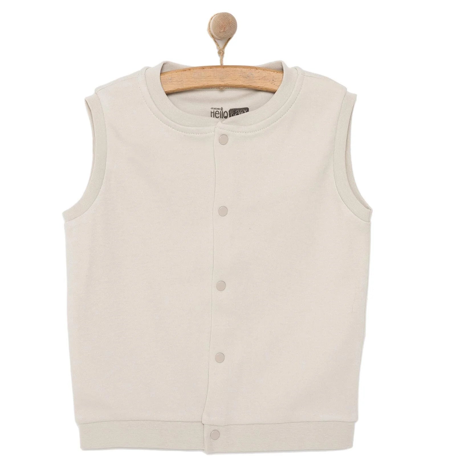 HelloBaby Baby Boy Ribbed Cardigan - Beige - ebebek - Black Friday