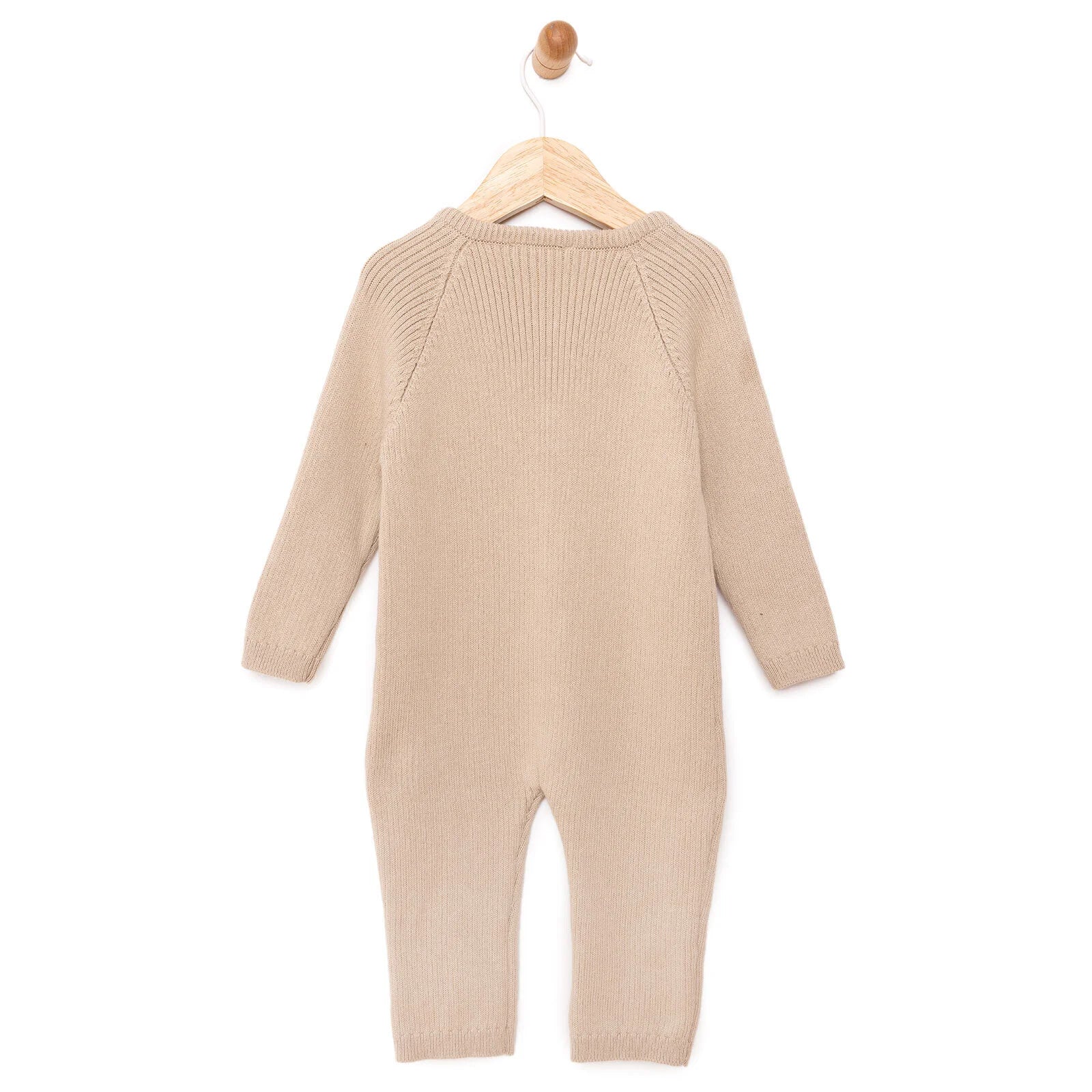 HelloBaby Newborn Girl Knit Jumpsuit - Ecru - ebebek - Black Friday