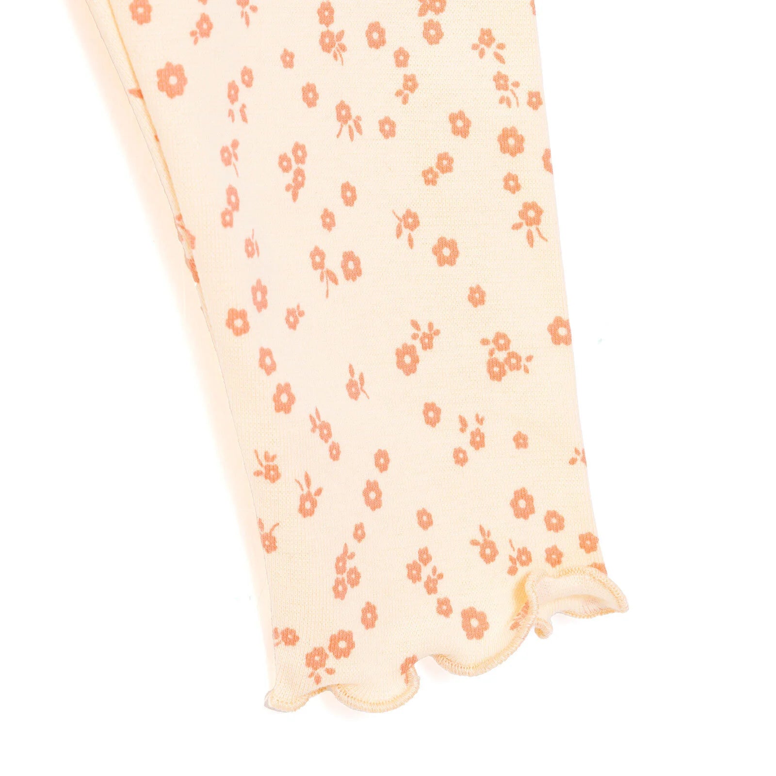 HelloBaby Basic Girl Flowers Patterns Leggings - Light Yellow - ebebek - Black Friday