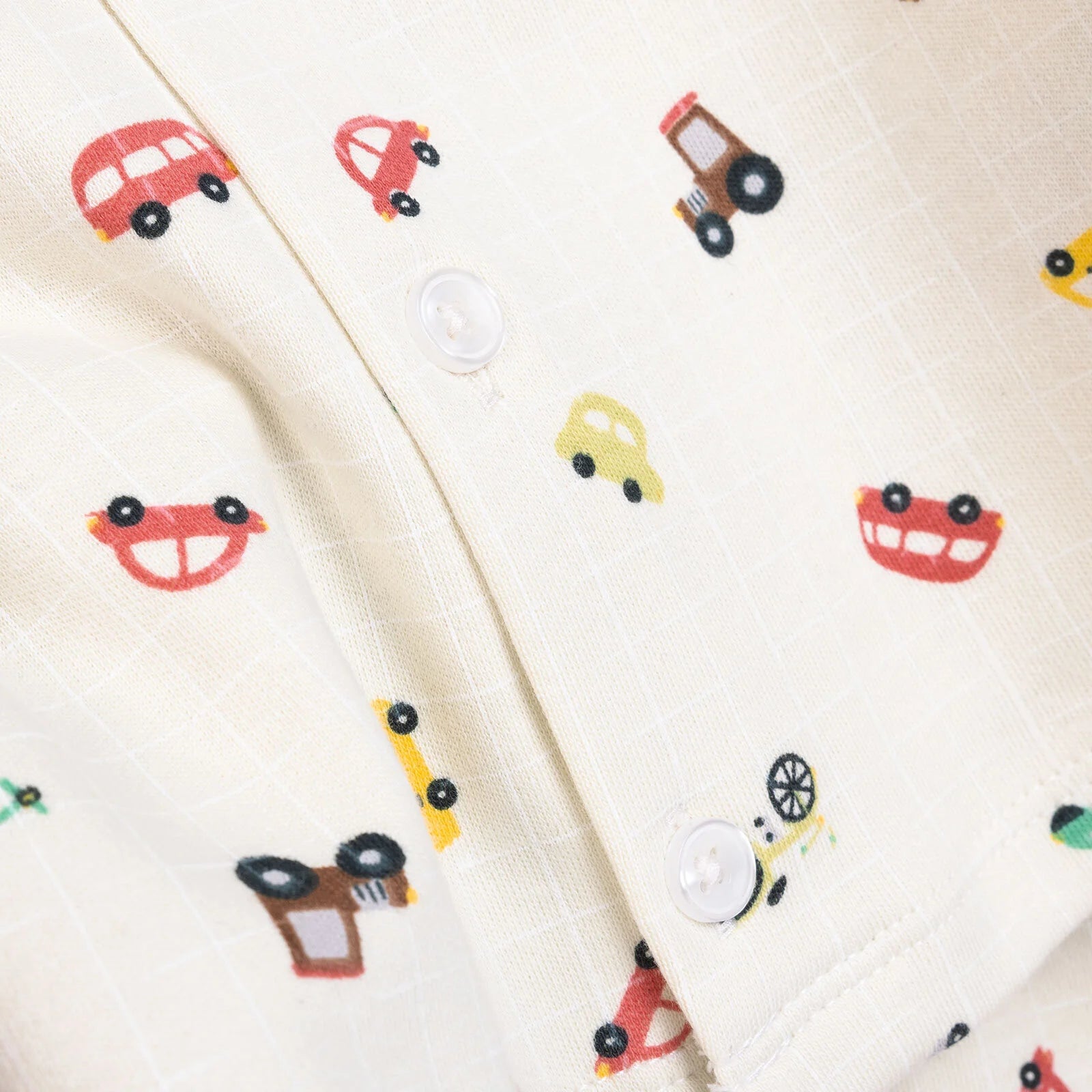 HelloBaby Boy Long Sleeve Pyjamas Set - Ecru - ebebek - Black Friday