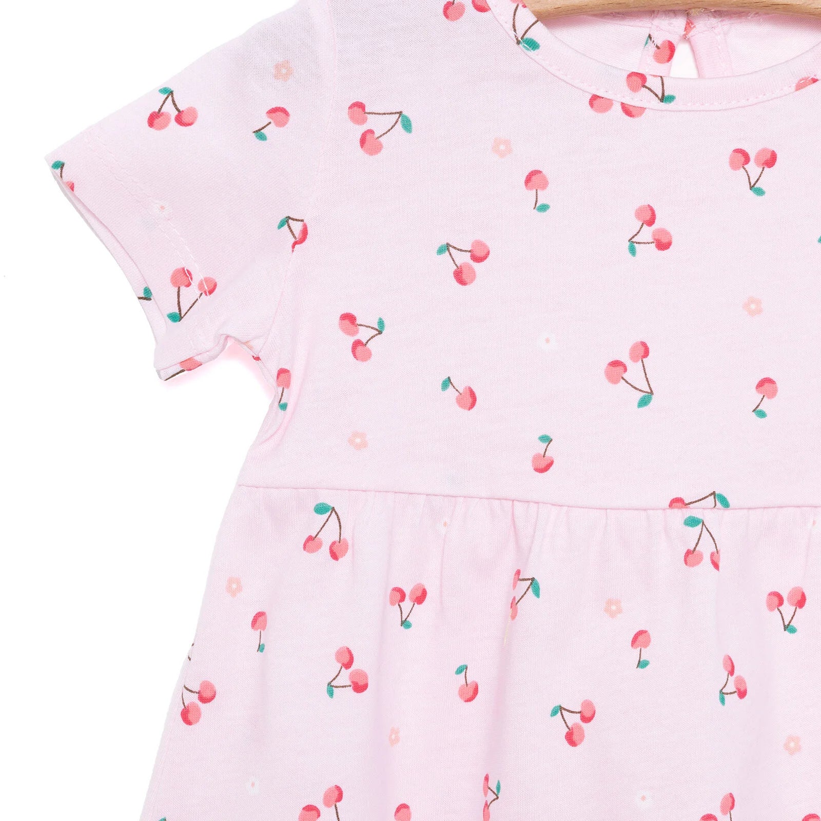 HelloBaby Basic Girl Cherry Printed Dress - Pink - ebebek - Black Friday