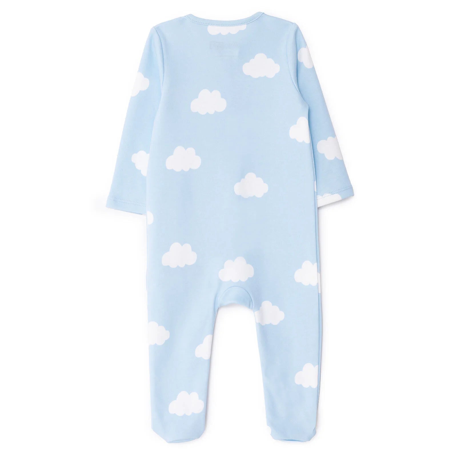 HelloBaby Newborn Footed Jumpsuit - Light Blue - ebebek - Black Friday