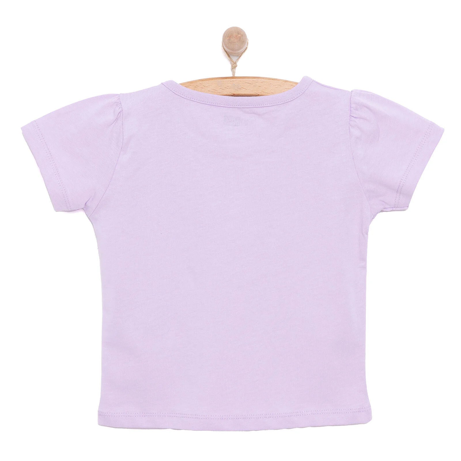HelloBaby Basic Girl Falling Star Printed Tshirt - Purple - ebebek - Black Friday
