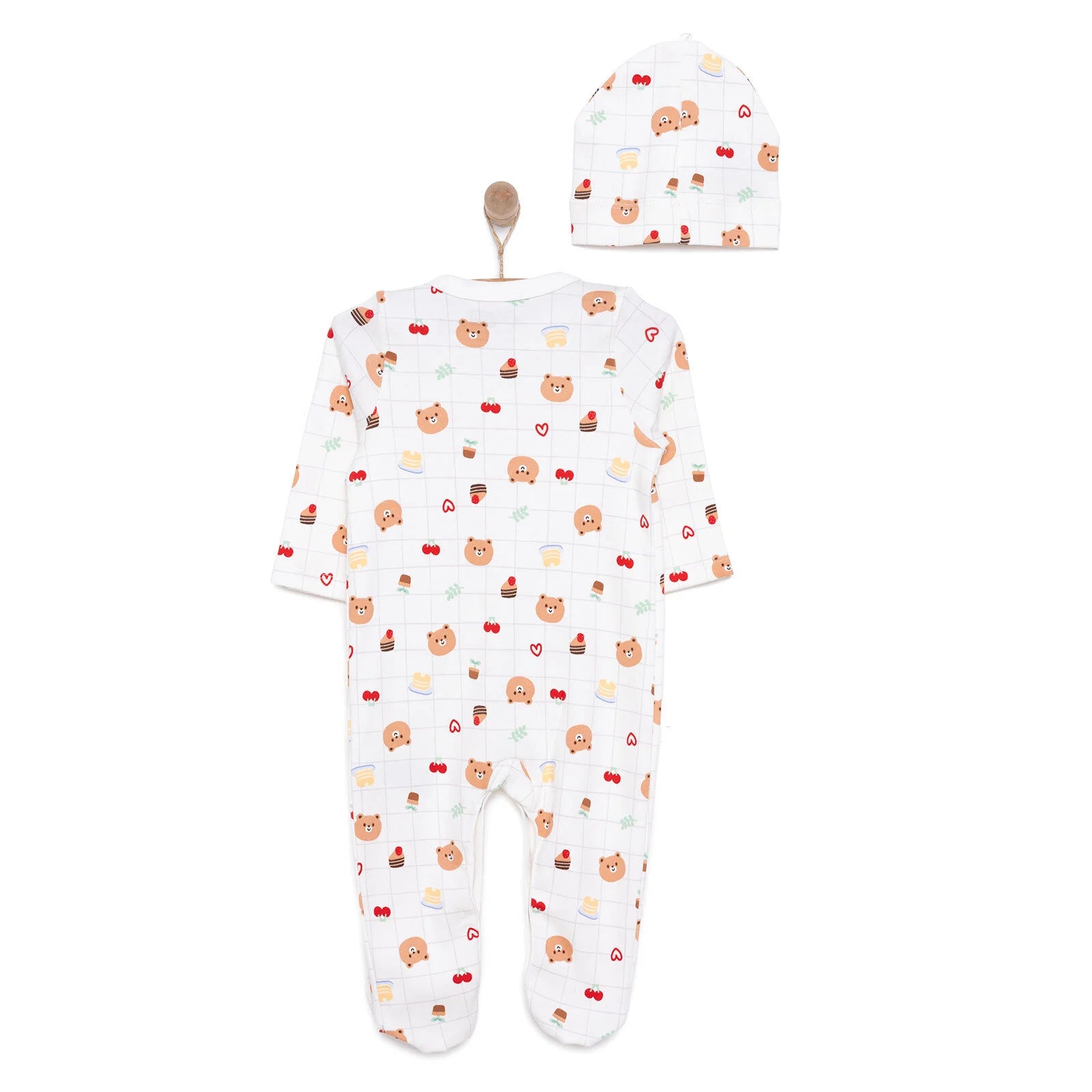 HelloBaby Girl Jumpsuit - Hat - Ecru - ebebek - Black Friday