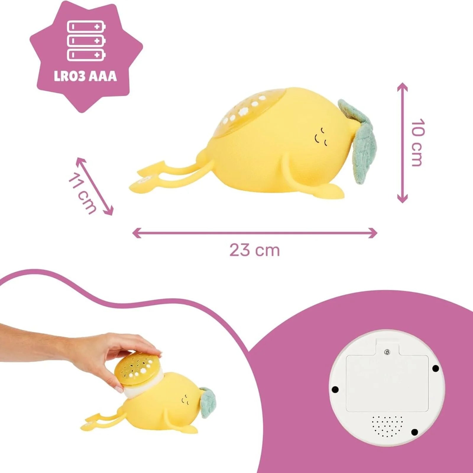 Badabulle Basil Silicone Projection Night Light - ebebek - Black Friday