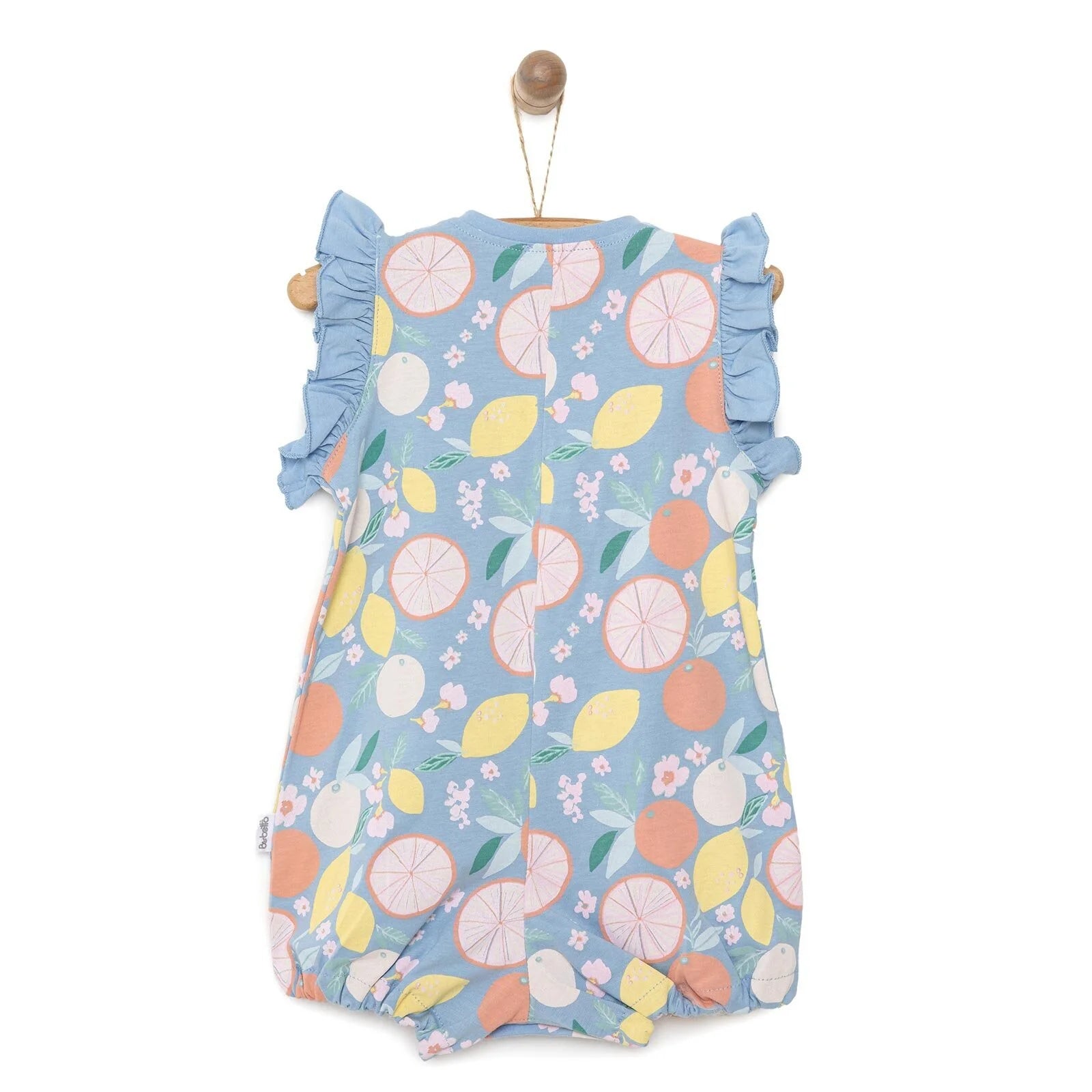 Bebetto Newborn Aloha Short Overalls - Light Blue - ebebek - Black Friday