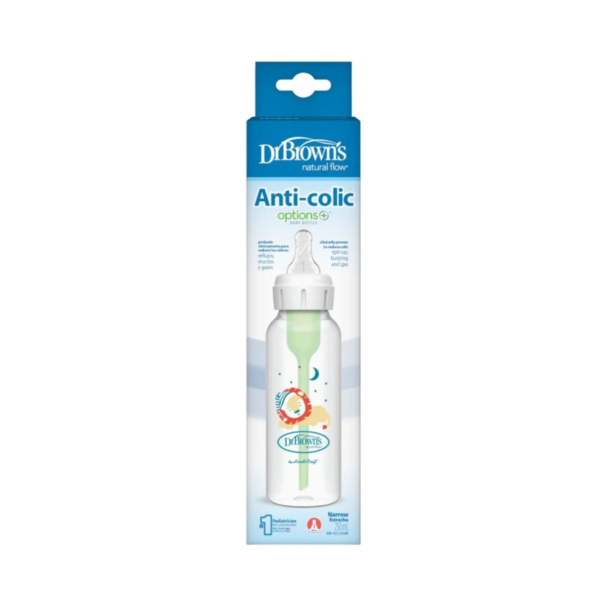 Dr. Brown's Options+ Narrow Neck Anti - Colic Bottle 0+ months 250ml - ebebek - Black Friday