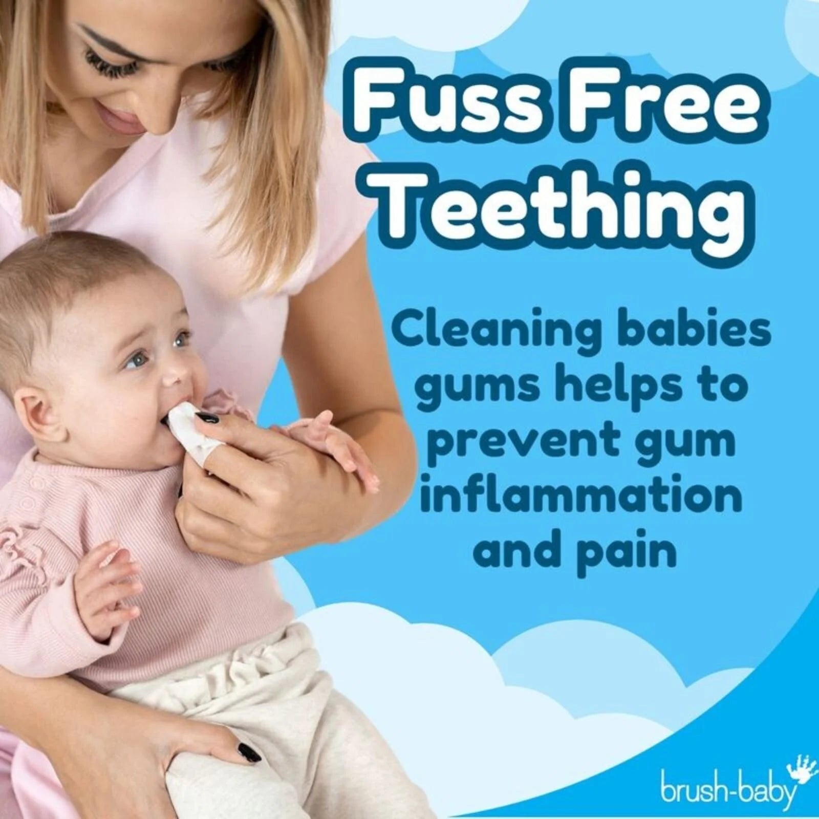 brush - baby Biodegradable Teething Wipes From Birth - ebebek - Black Friday