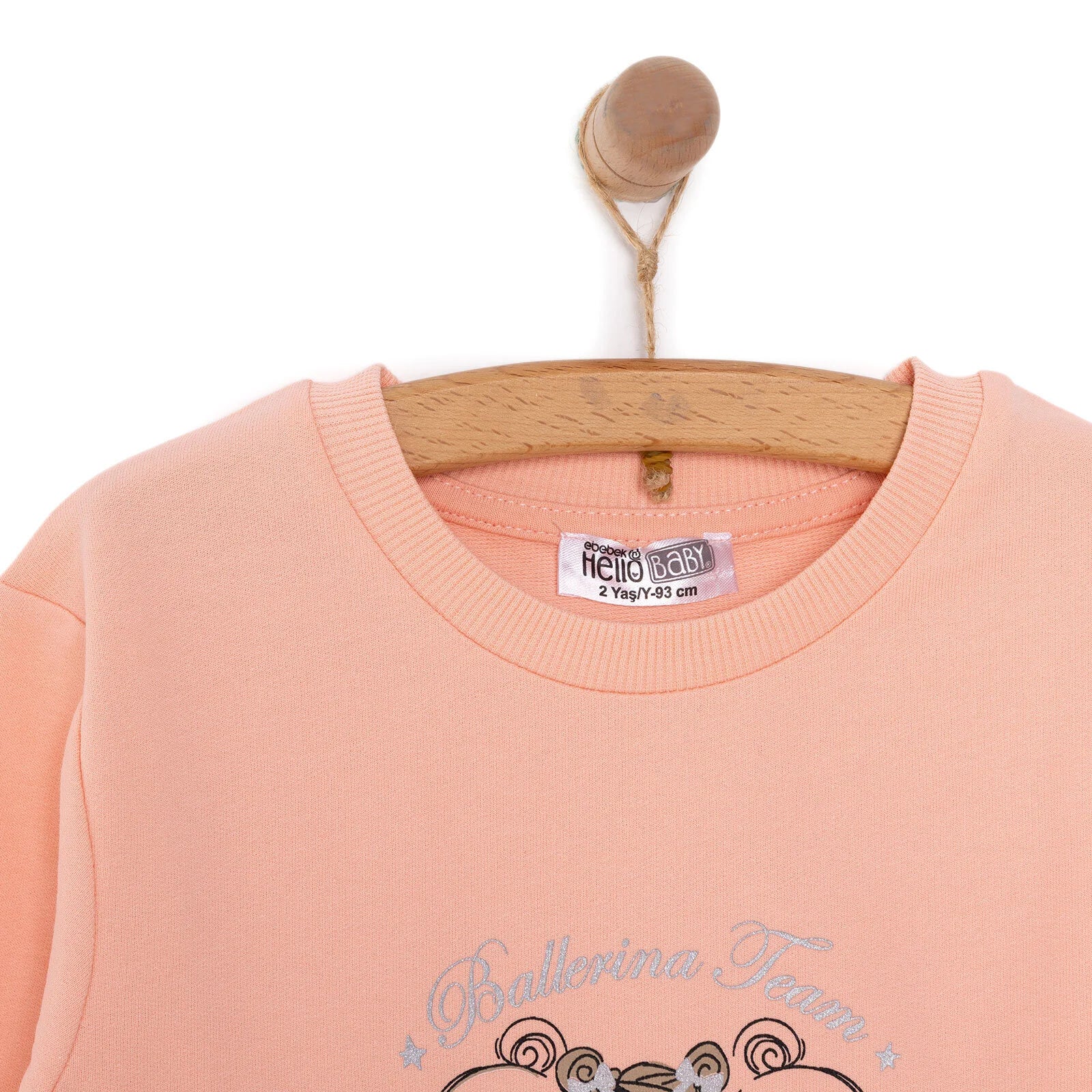 HelloBaby Basic Baby Girl Sweatshirt - Pink - ebebek - Black Friday