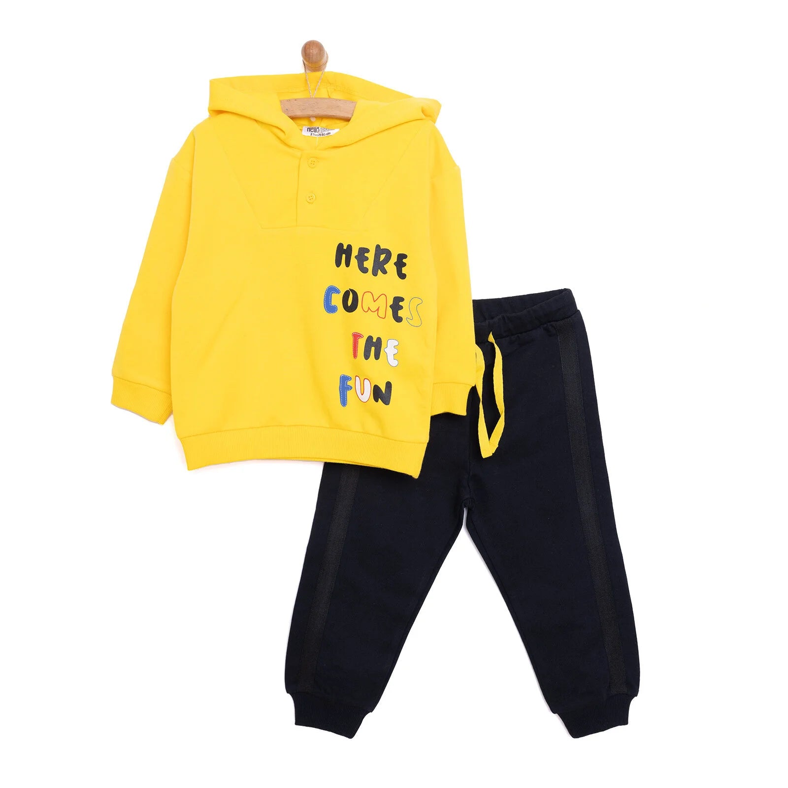 HelloBaby Baby Boy Joggers - Yellow - ebebek - Black Friday