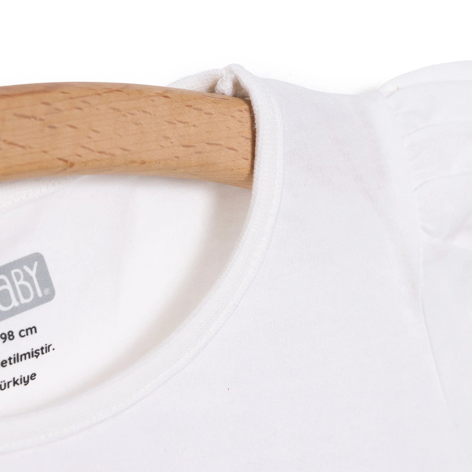 HelloBaby Baby Girl Short Sleeve T-shirt - Ecru - ebebek - Black Friday