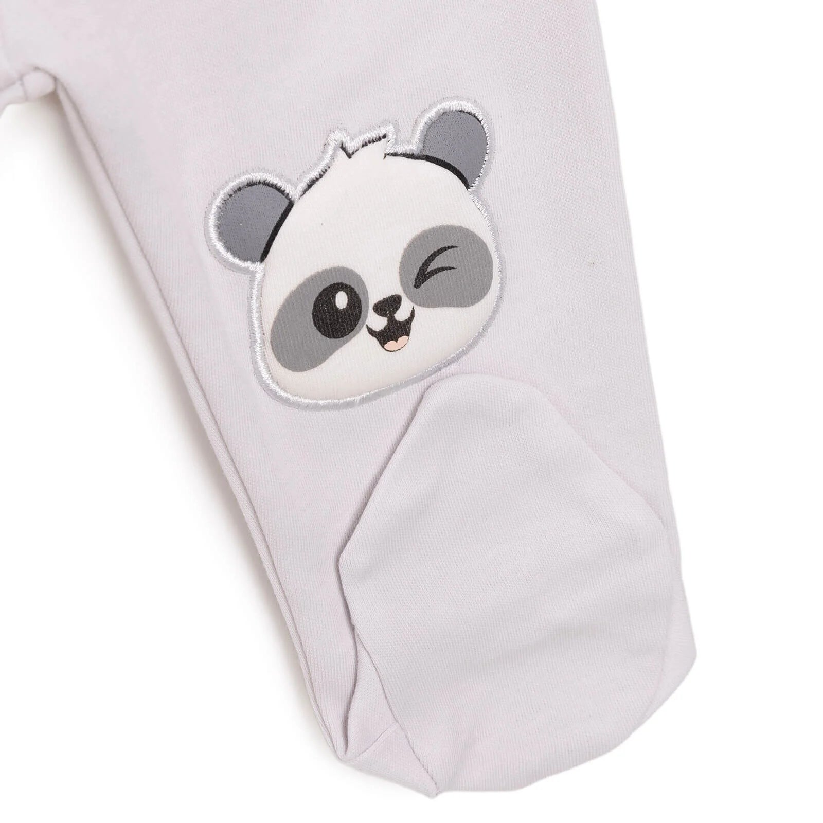 HelloBaby Newborn Baby Boy Joggers with Feet - Light Grey - ebebek - Black Friday