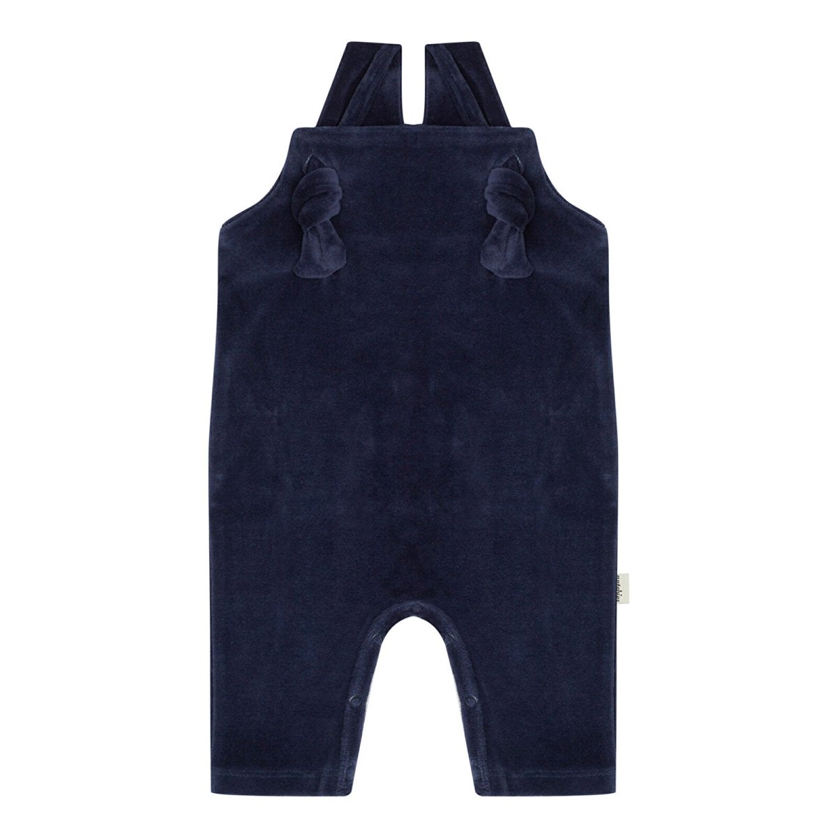 Antebies Deep Navy Velvet Overalls - ebebek - Black Friday