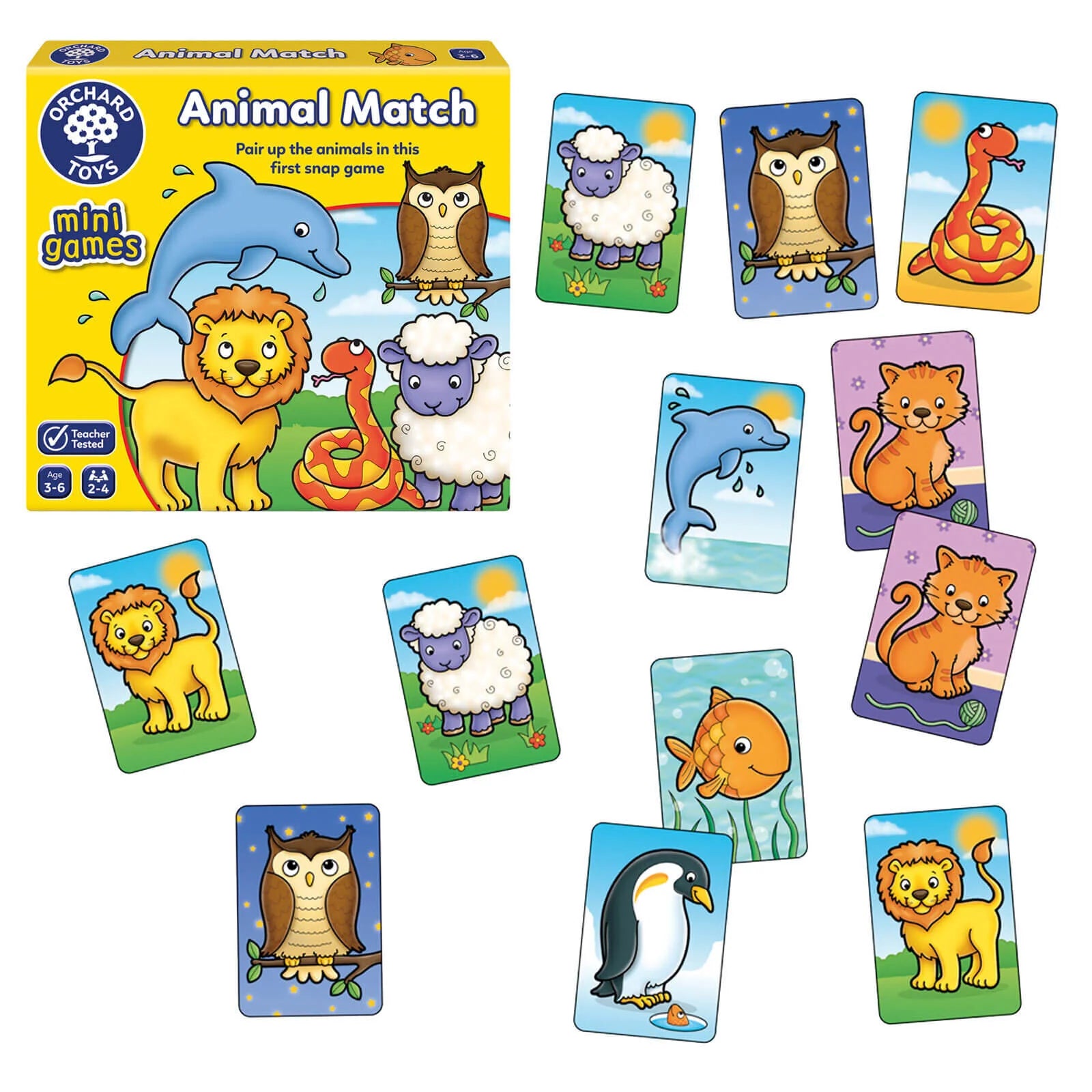 Orchard Toys Mini Games - Animal Match - ebebek - Black Friday
