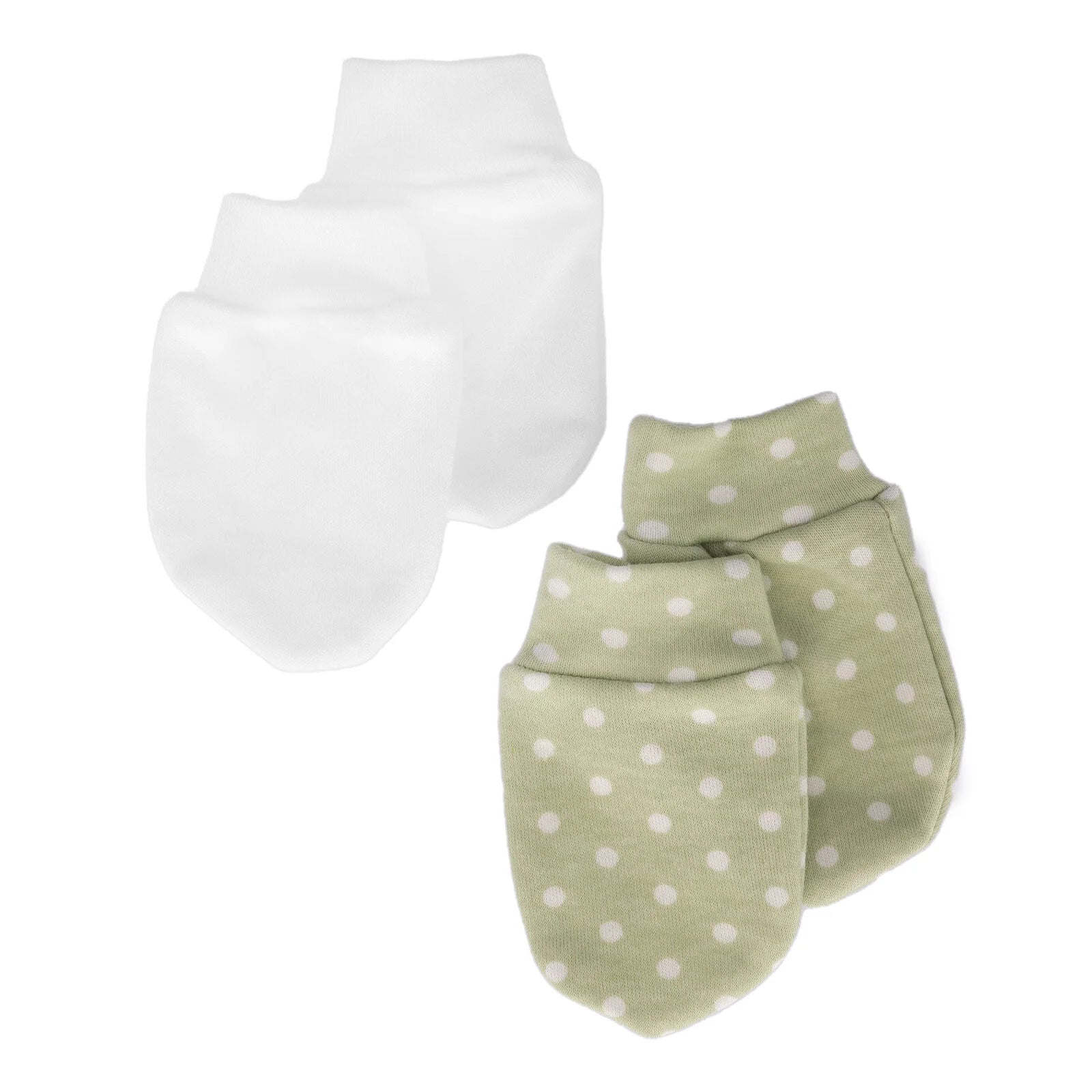 HelloBaby Newborn Mittens - Green Printed - ebebek - Black Friday