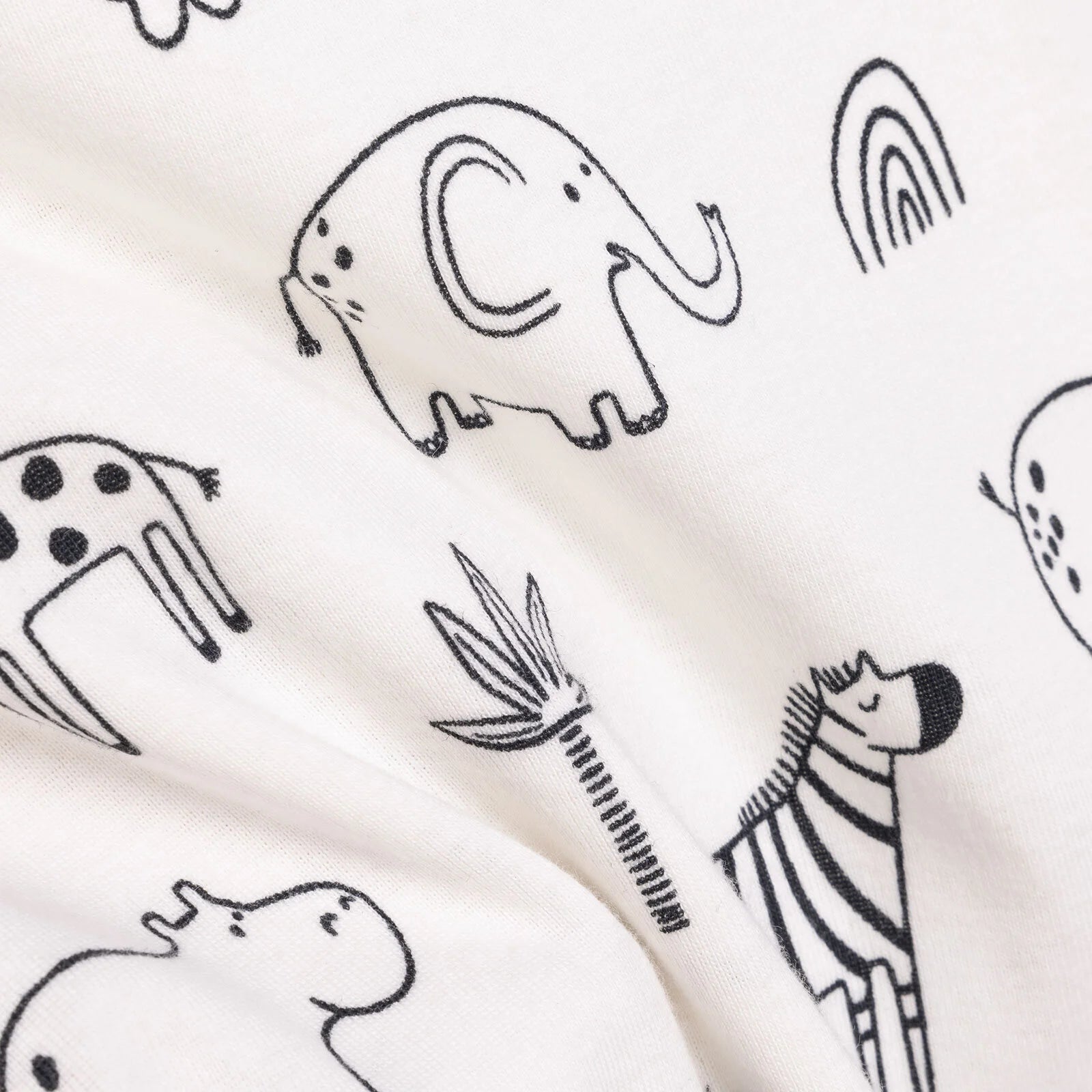 HelloBaby Boy Short Sleeve Bodysuit - Ecru - ebebek - Black Friday