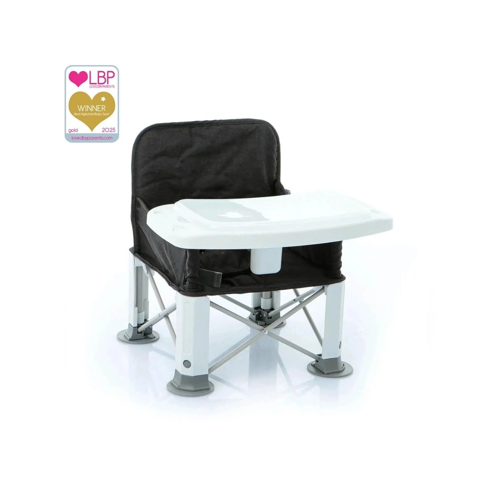 baby plus Picnic Booster Highchair - Dark Grey - baby plus - ebebek