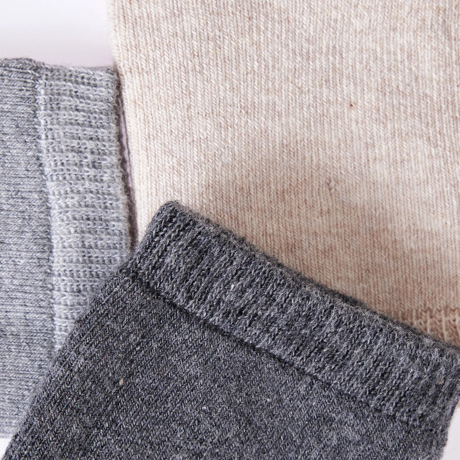 HelloBaby Baby Girl Chenille Socks 3 Pcs - Grey Melange - ebebek - Black Friday